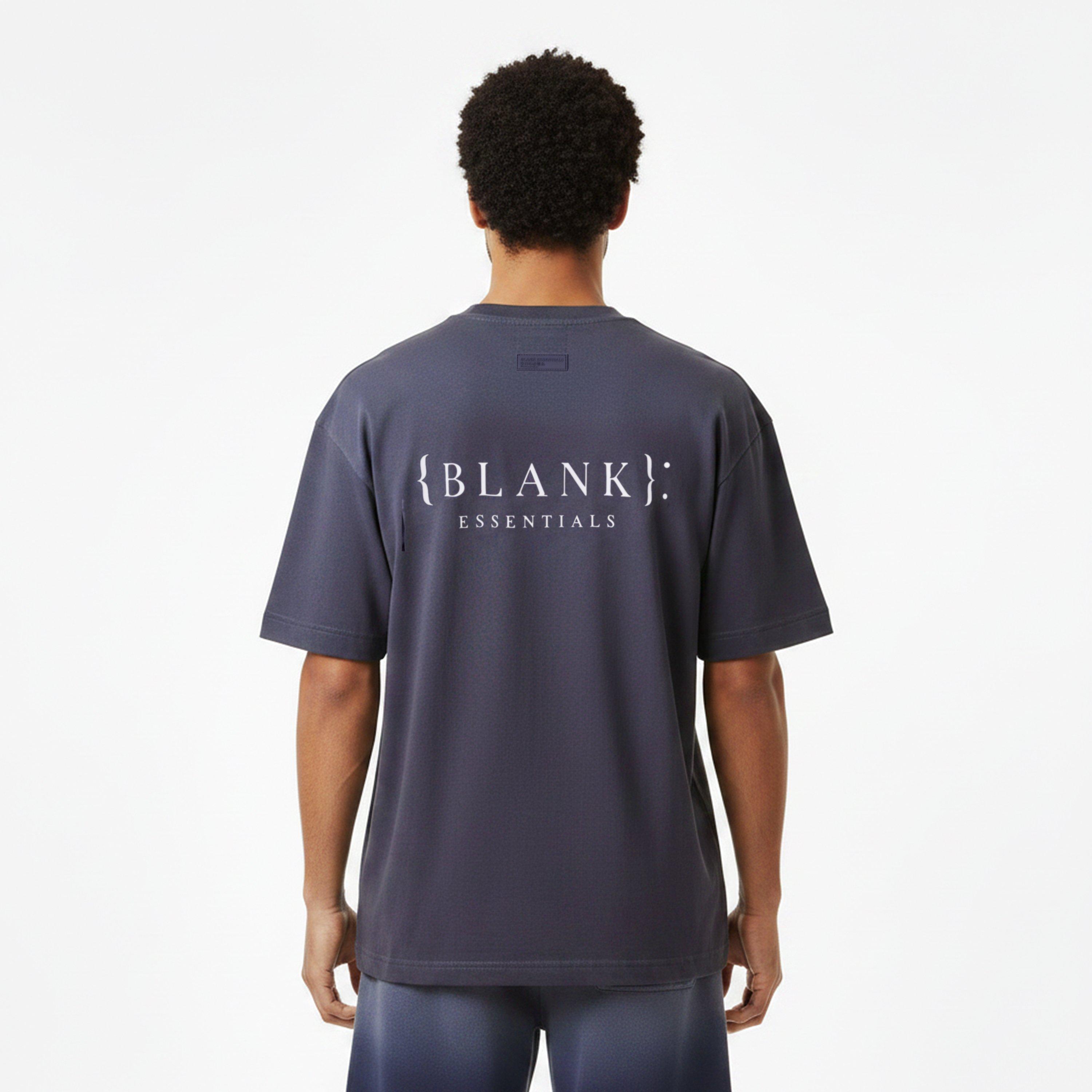 Thunder - Blank Essentials - Men's Logo Oversized Fit T-Shirt - 4