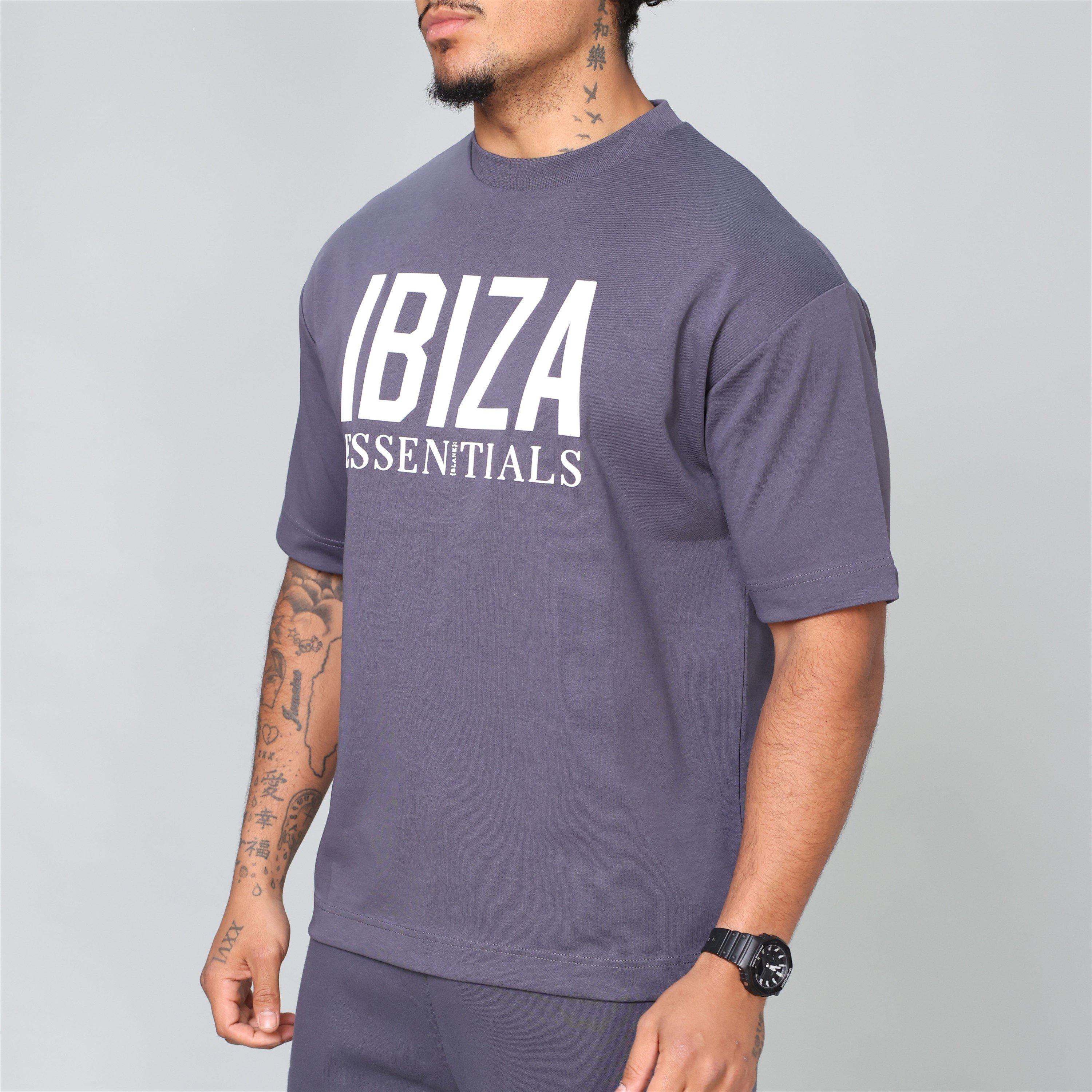 Thunder - Blank Essentials - Men's Ibiza Oversized Fit T-Shirt - 3