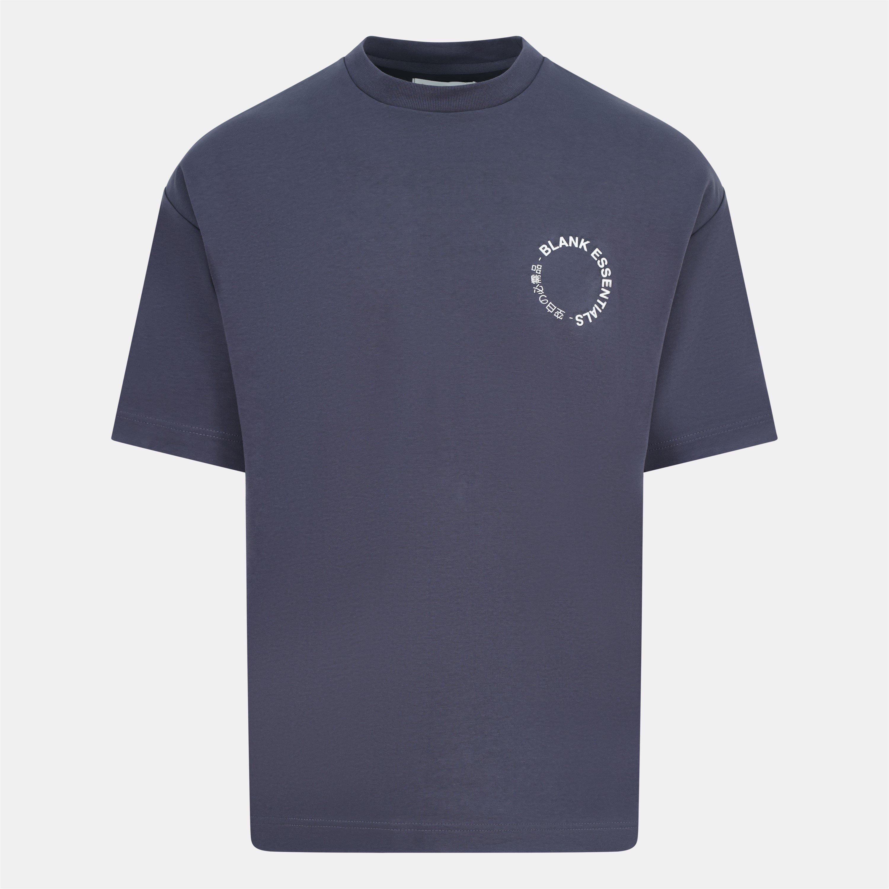 мъжко Тениска 's Circle Oversized