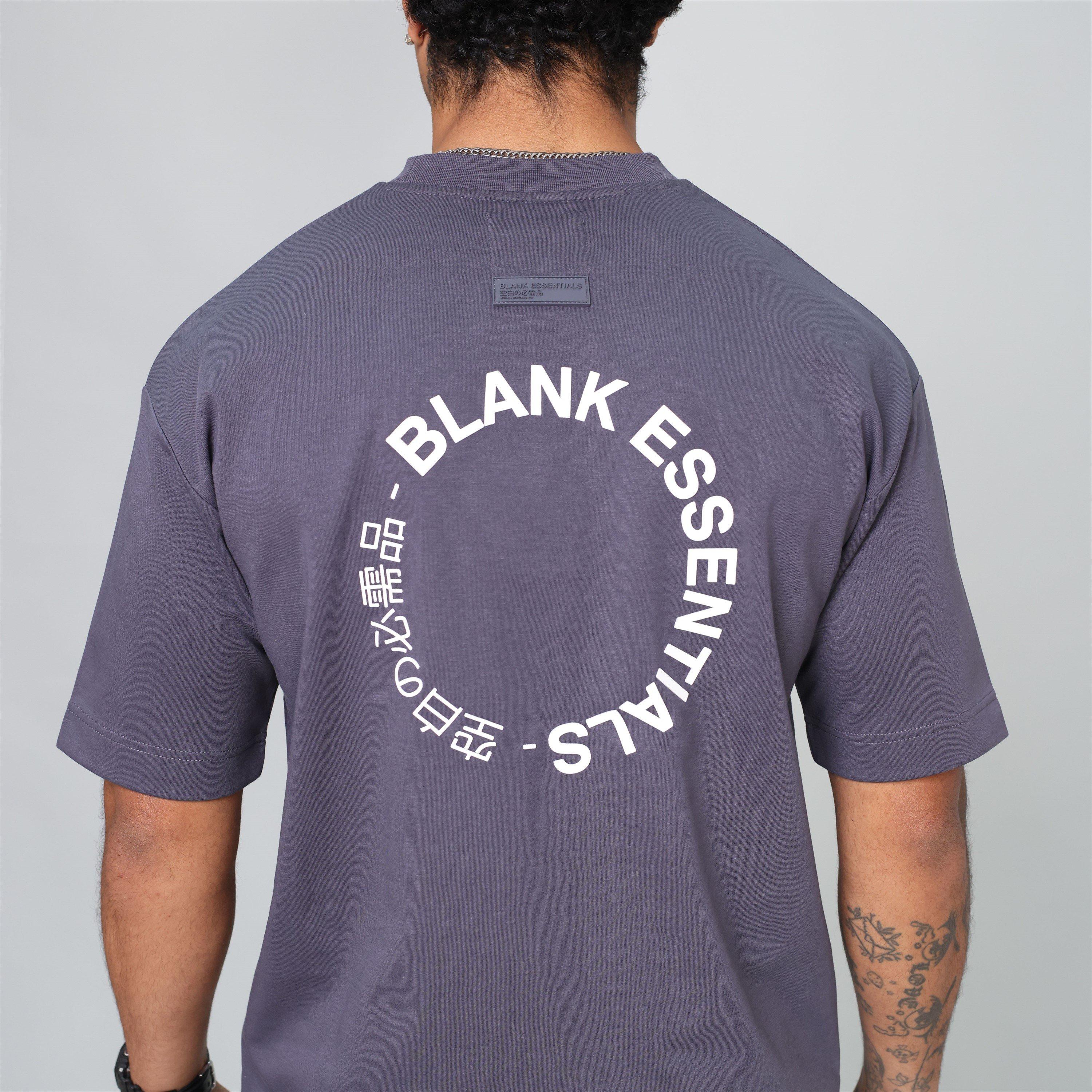 Thunder - Blank Essentials - Men's Circle Oversized T-Shirt - 4