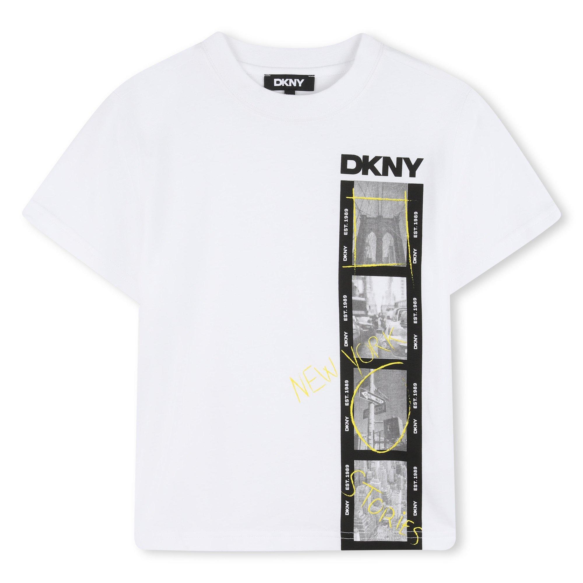 Dkny Boys Kids' T-Shirt - White - 10Y