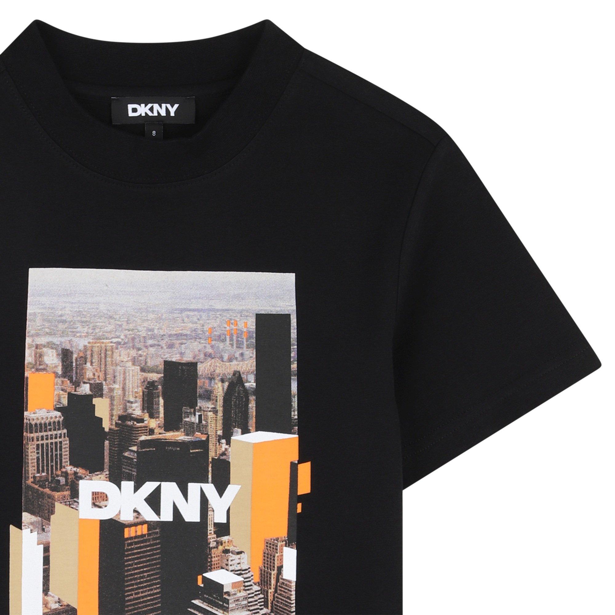 Black - DKNY - DKNY SS T Shirt Jn63 - 3