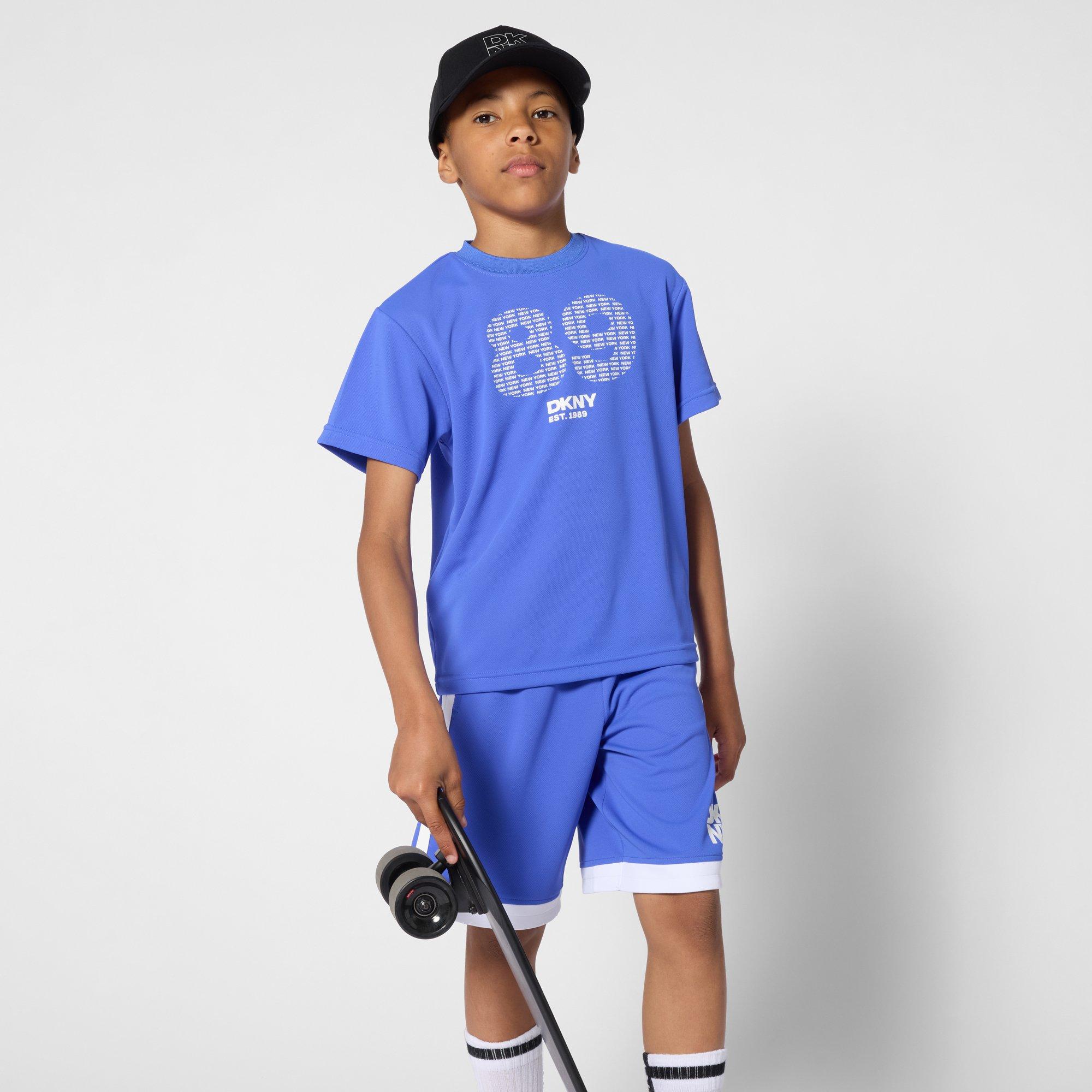 Blue - DKNY - DKNY SS T Shirt Jn63 - 4