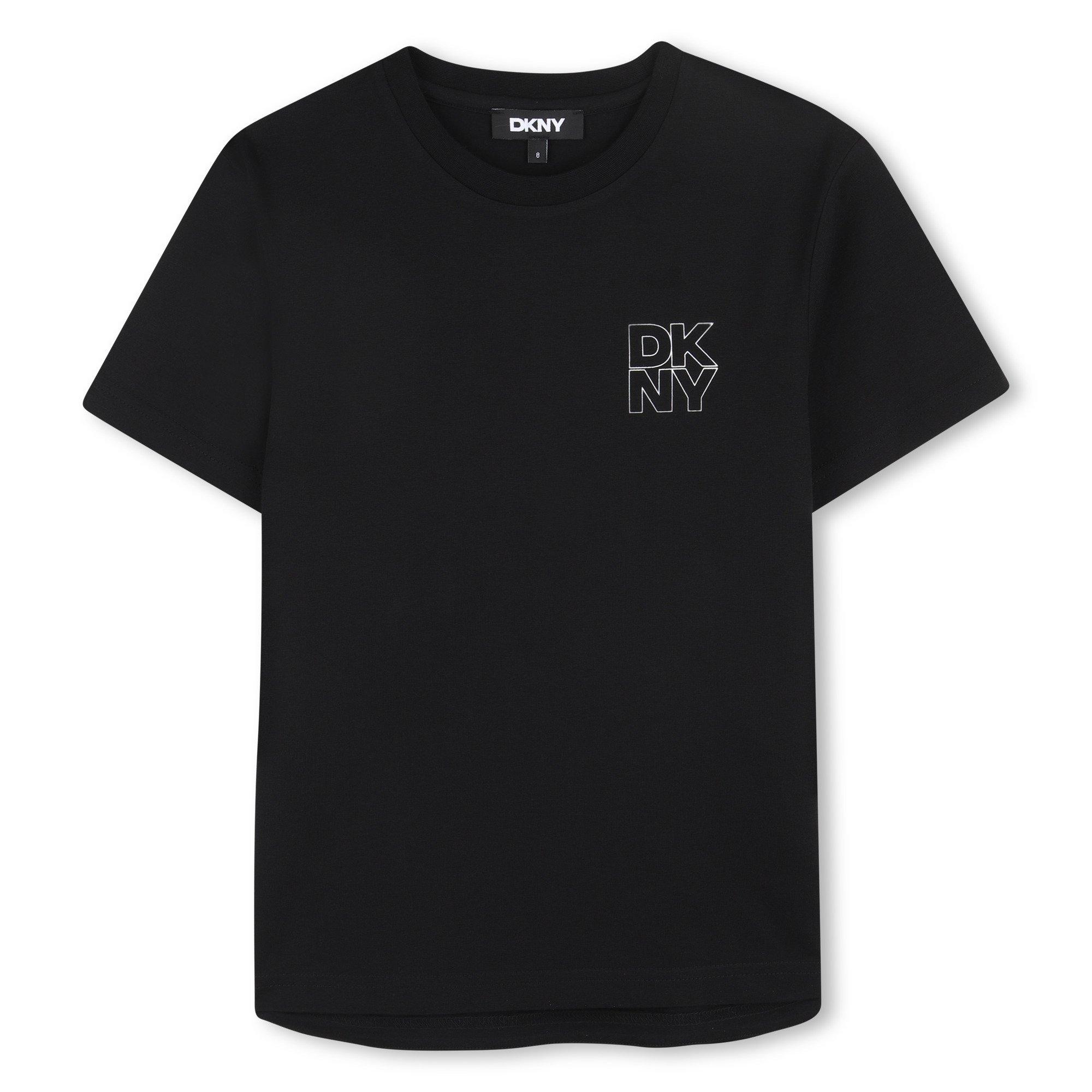Black - DKNY - DKNY SS T Shirt Jn63 - 1
