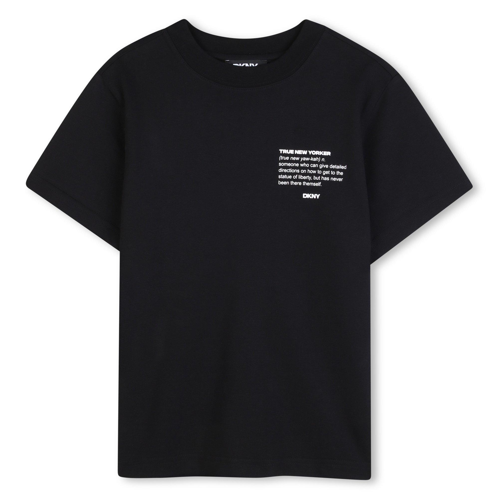Black - DKNY - DKNY SS T Shirt Jn63 - 1
