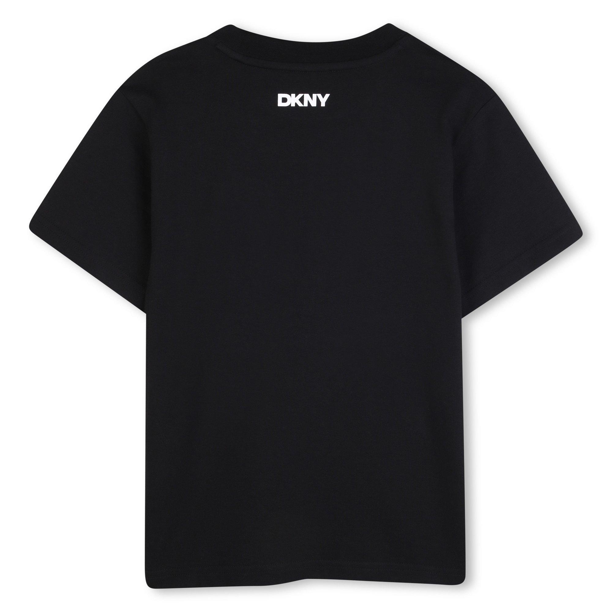 Black - DKNY - DKNY SS T Shirt Jn63 - 2