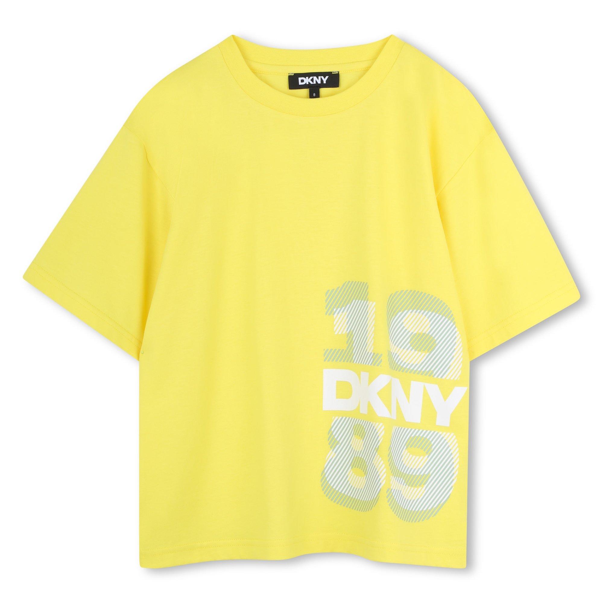 Yellow - DKNY - DKNY SS T Shirt Jn63 - 1