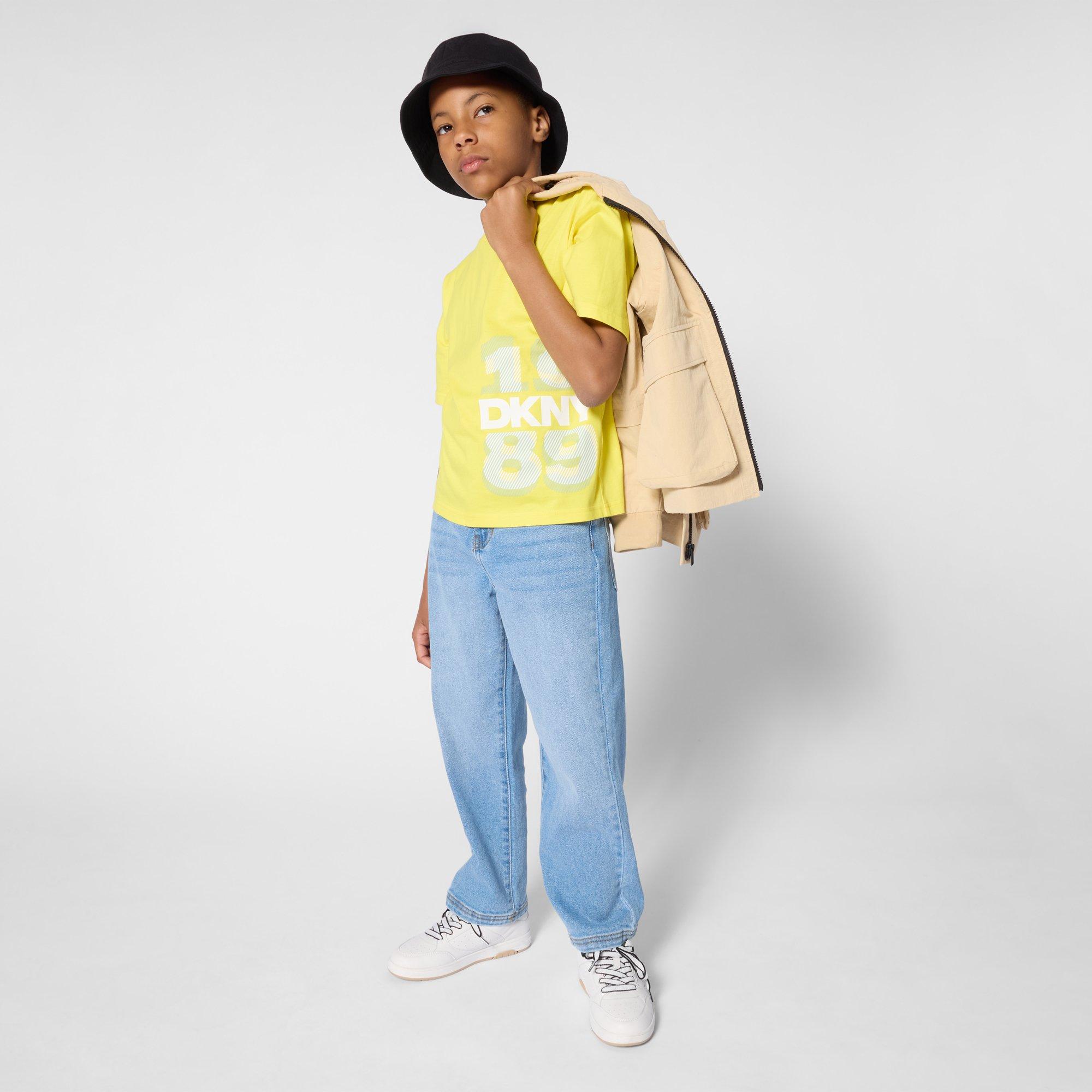 Yellow - DKNY - DKNY SS T Shirt Jn63 - 4