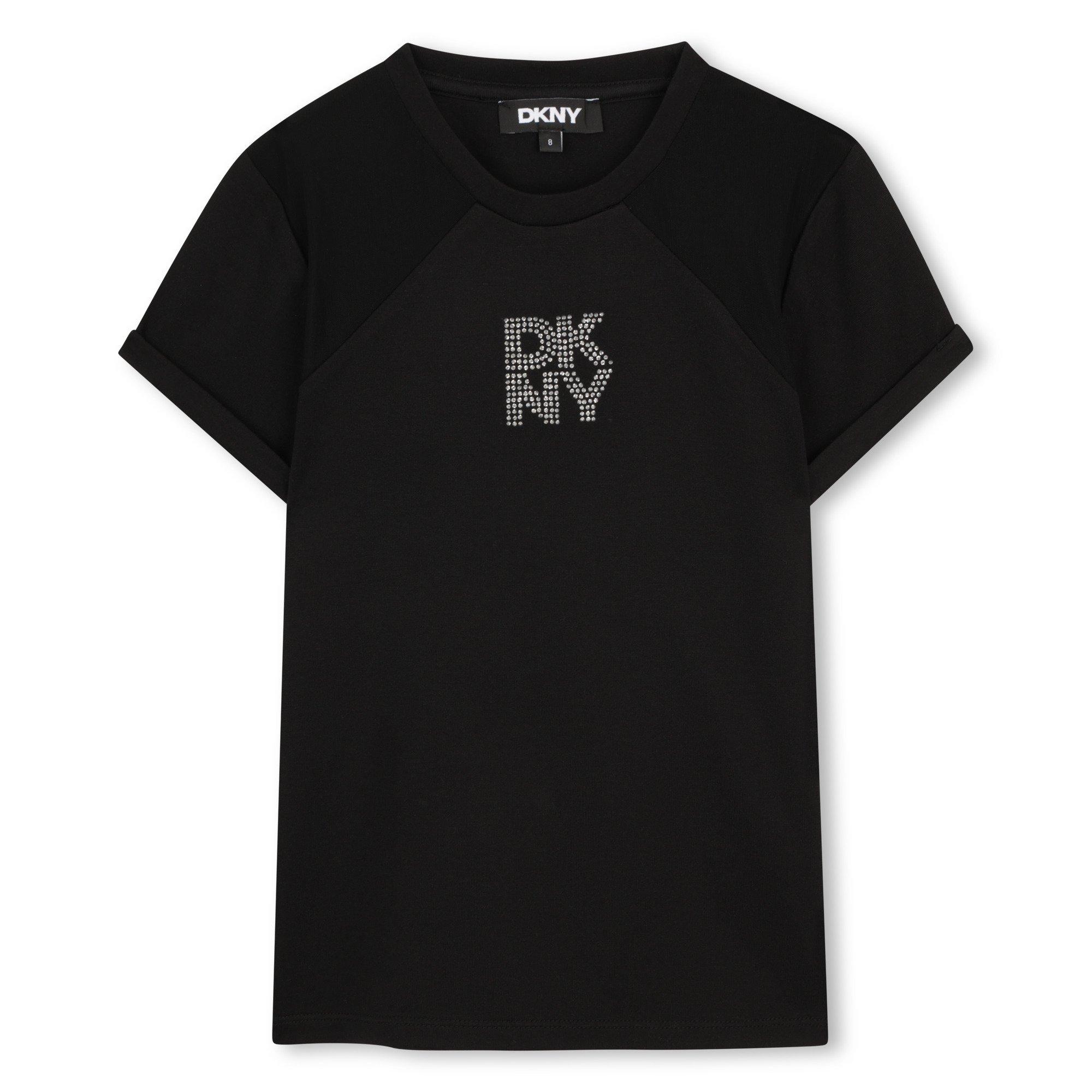 DKNY Kids' T-Shirt - Black - Size 8Y