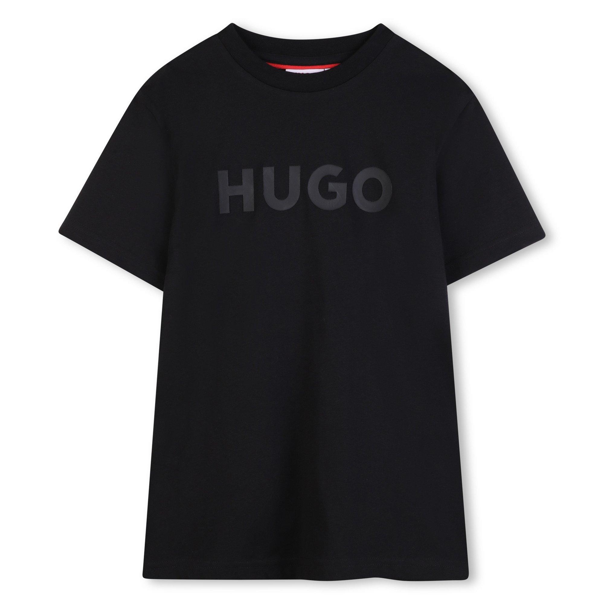 Hugo  Black Kids' T-Shirt - 8Y