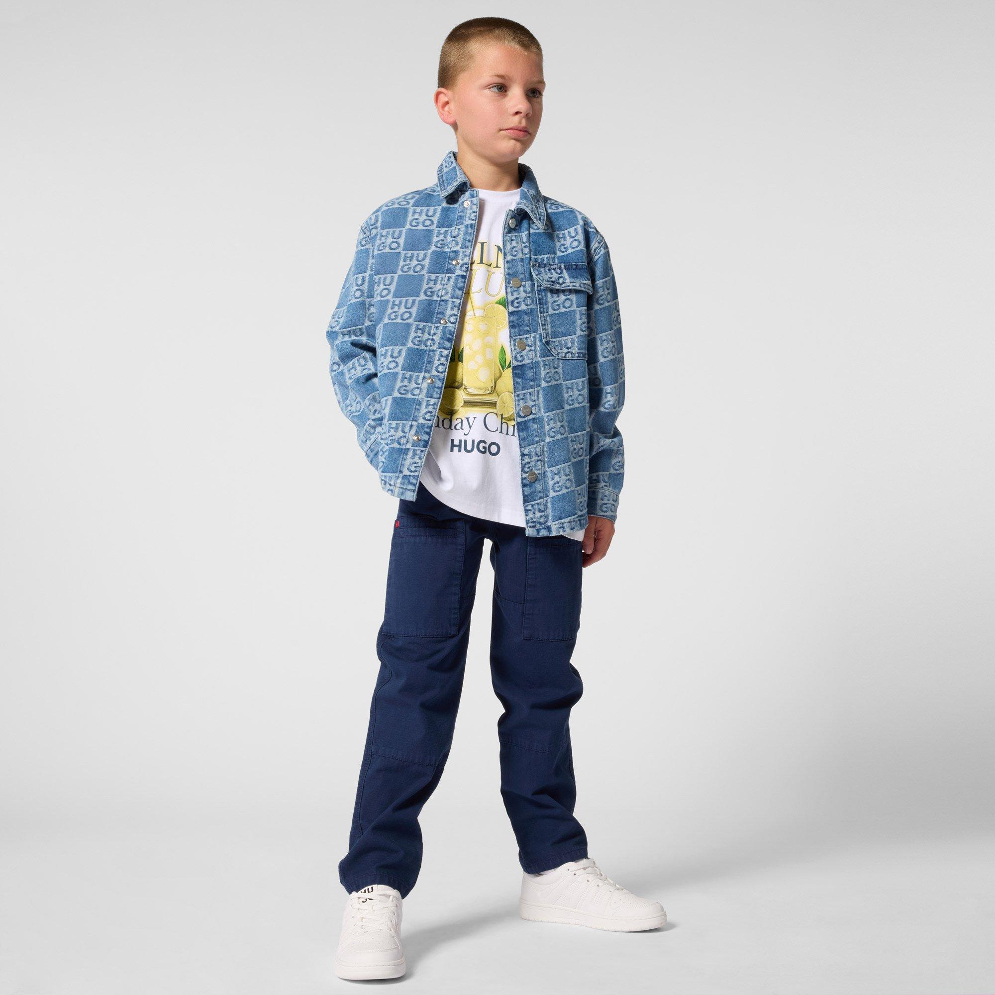 Weiß - Hugo - Hugo T Shirt Jn63 - 4