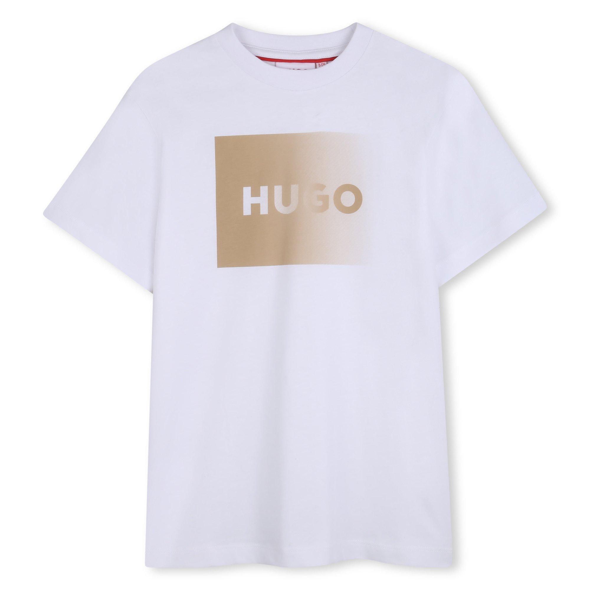Weiß - Hugo - Hugo SS T Shirt Jn63 - 1