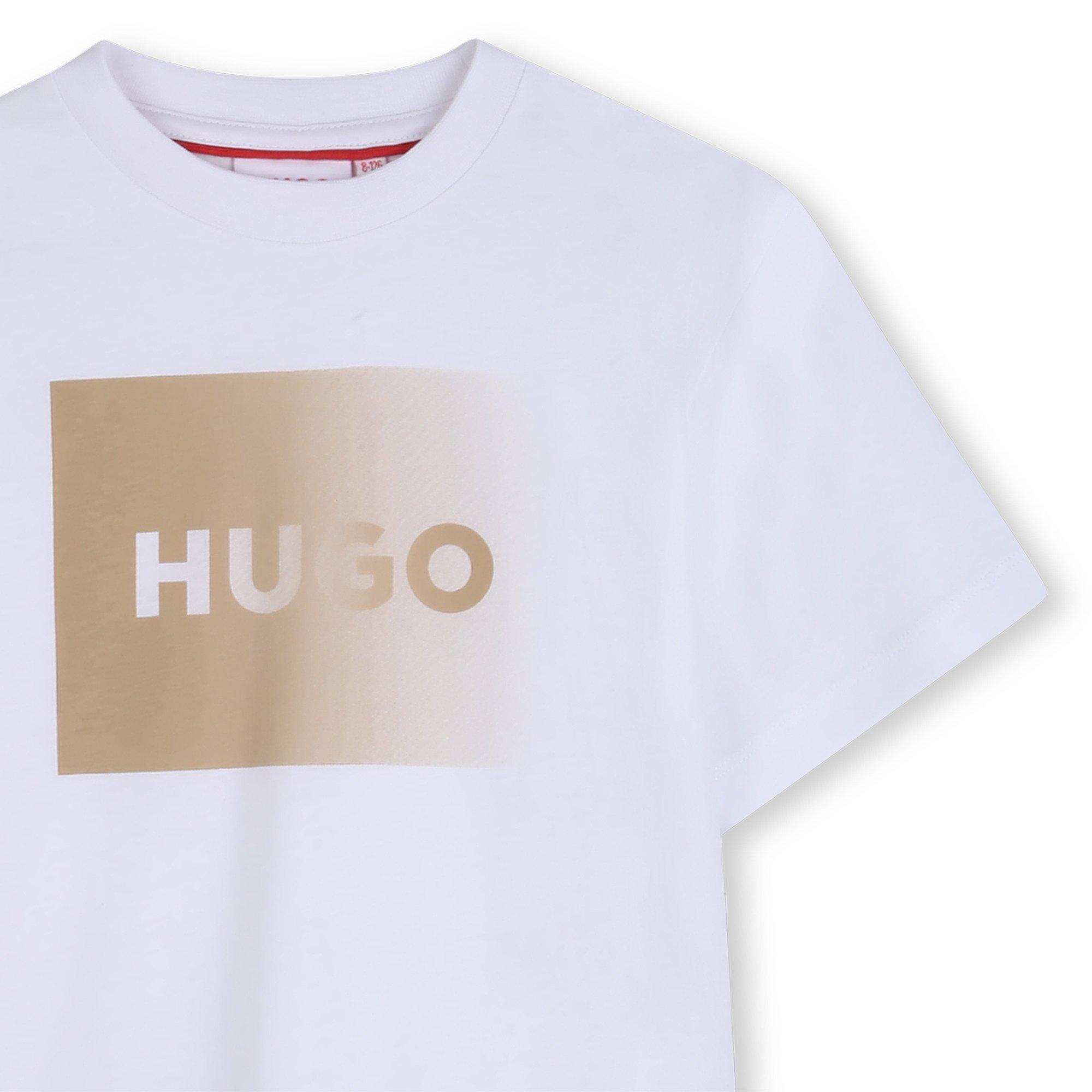 Weiß - Hugo - Hugo SS T Shirt Jn63 - 3