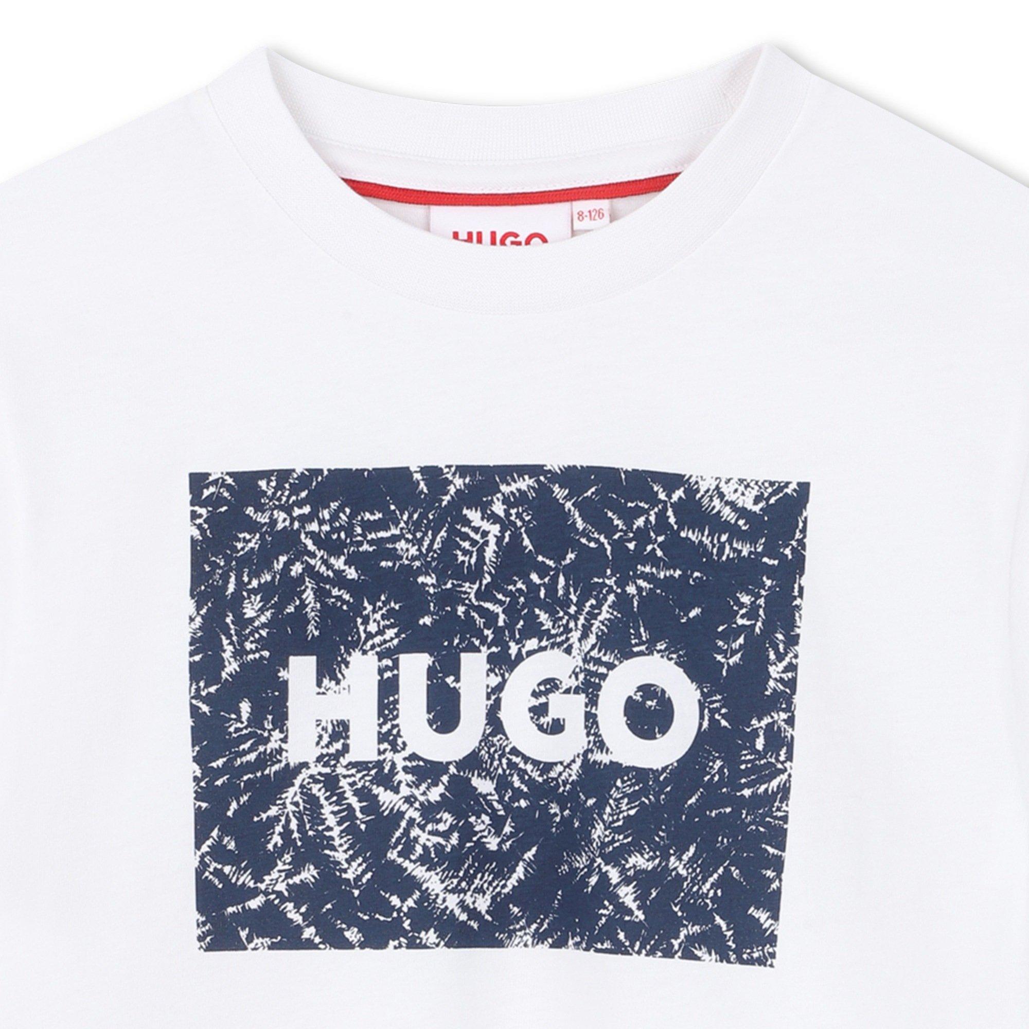 Weiß - Hugo - Hugo SS T Shirt Jn63 - 3
