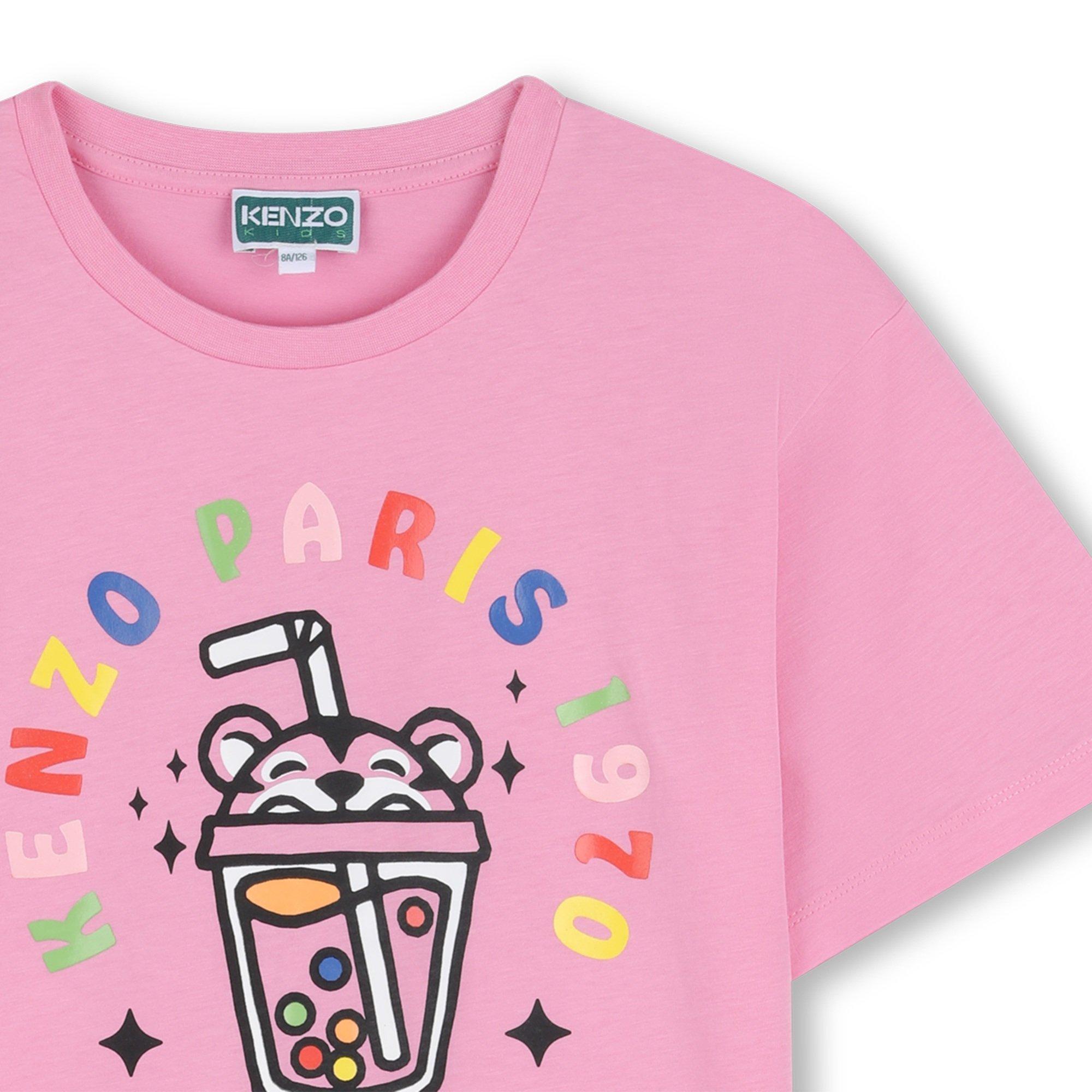 Pink - Kenzo - Kenzo SS T Shirt Jn63 - 3