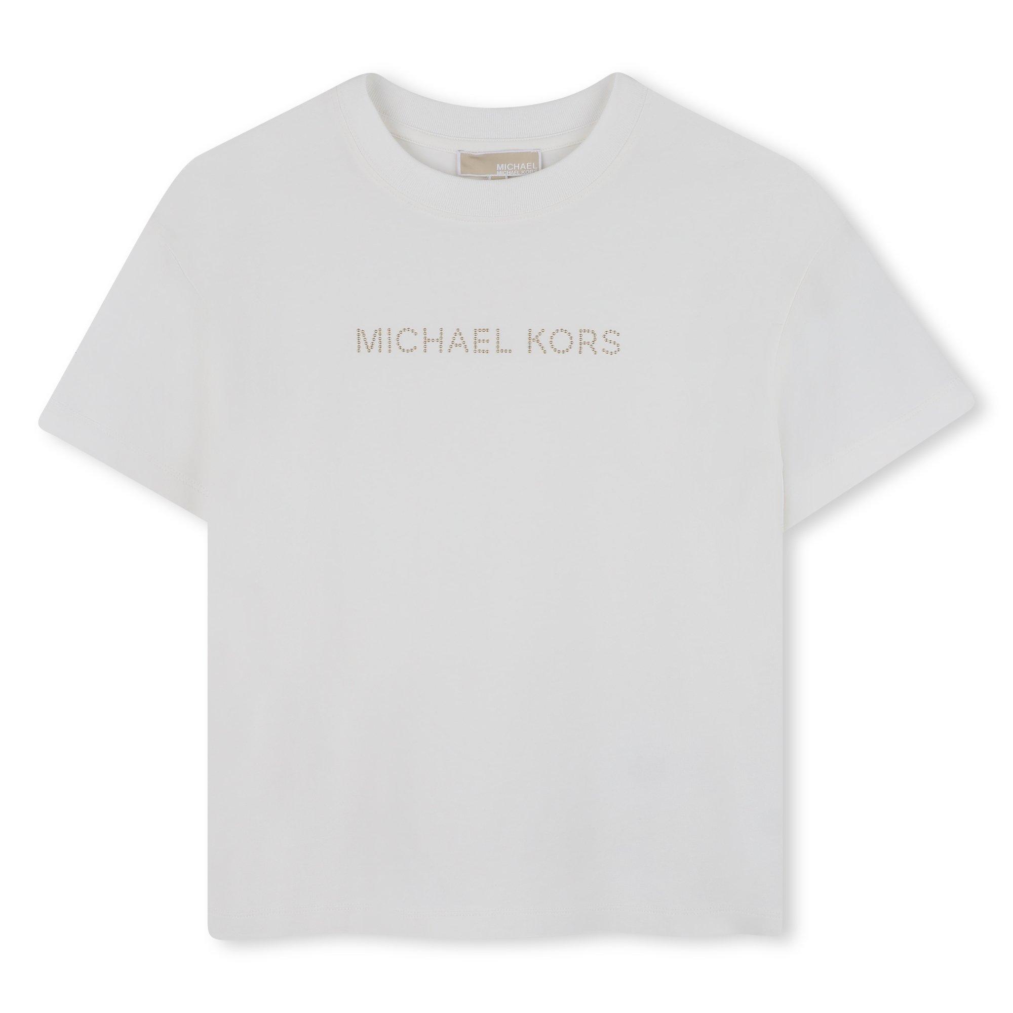 Michael Kors Girls Kids' T-Shirt - Cream - 12Y