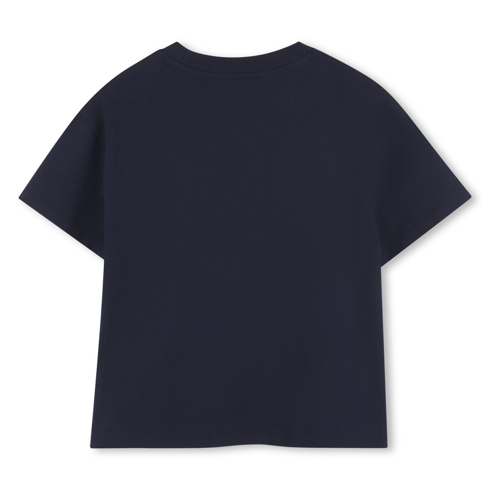 Navy Blue - Michael Kors - MK T Shirt Jn63 - 2