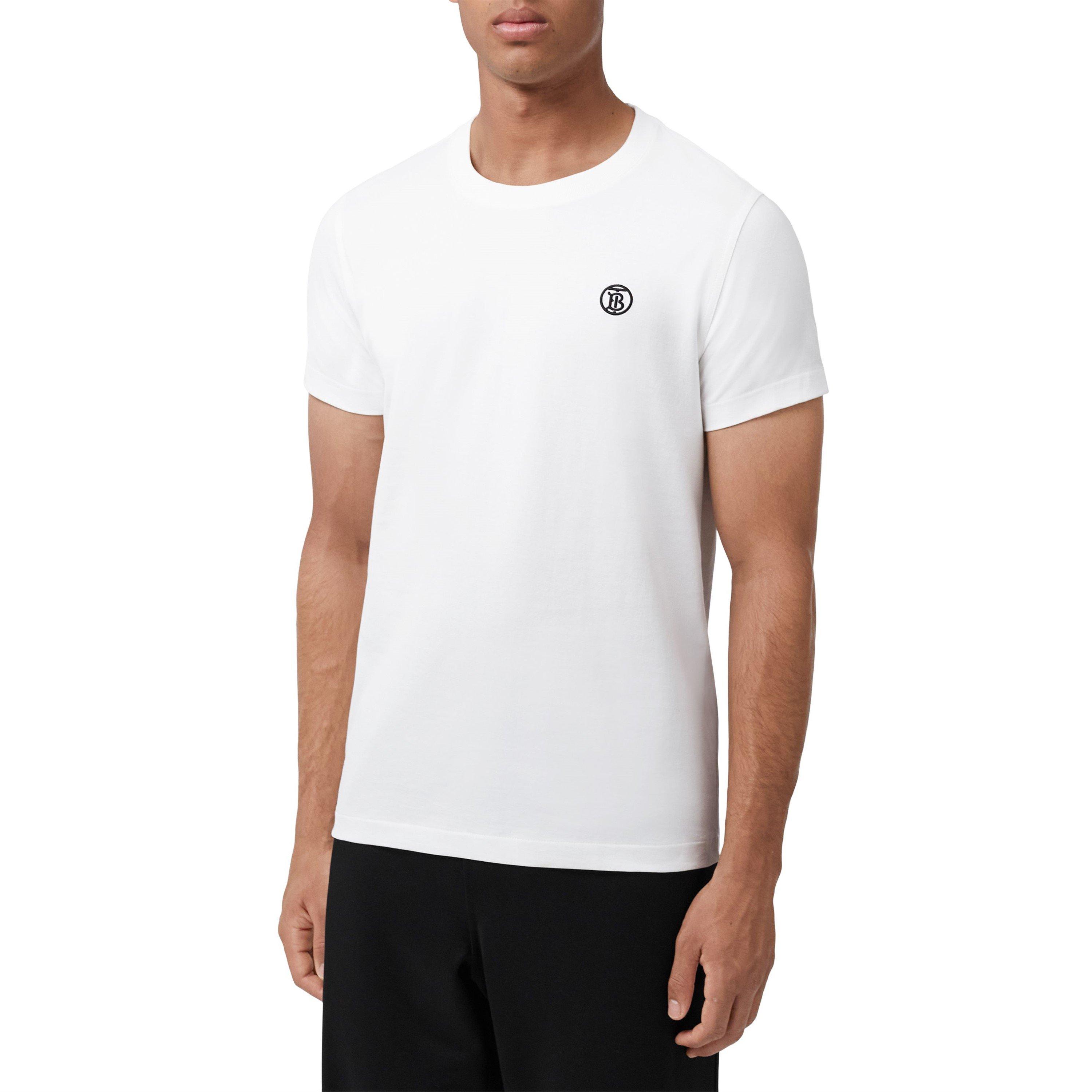 White A1464 - Burberry - Men's Monogram Motif Cotton T-Shirt - 2