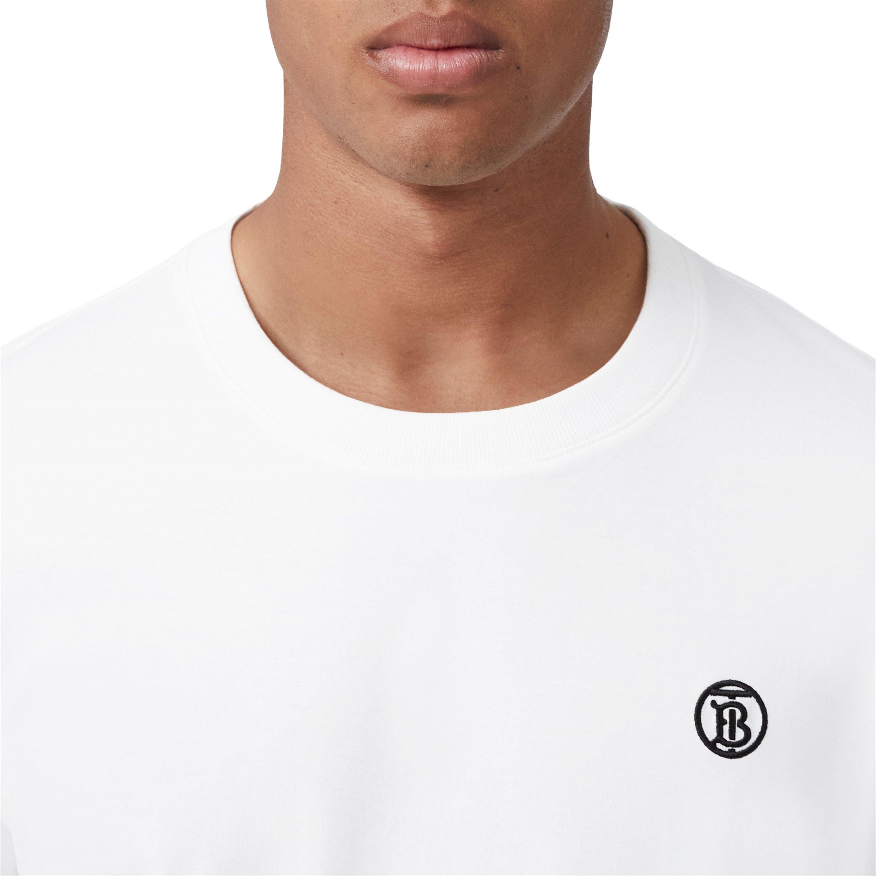 White A1464 - Burberry - Men's Monogram Motif Cotton T-Shirt - 5