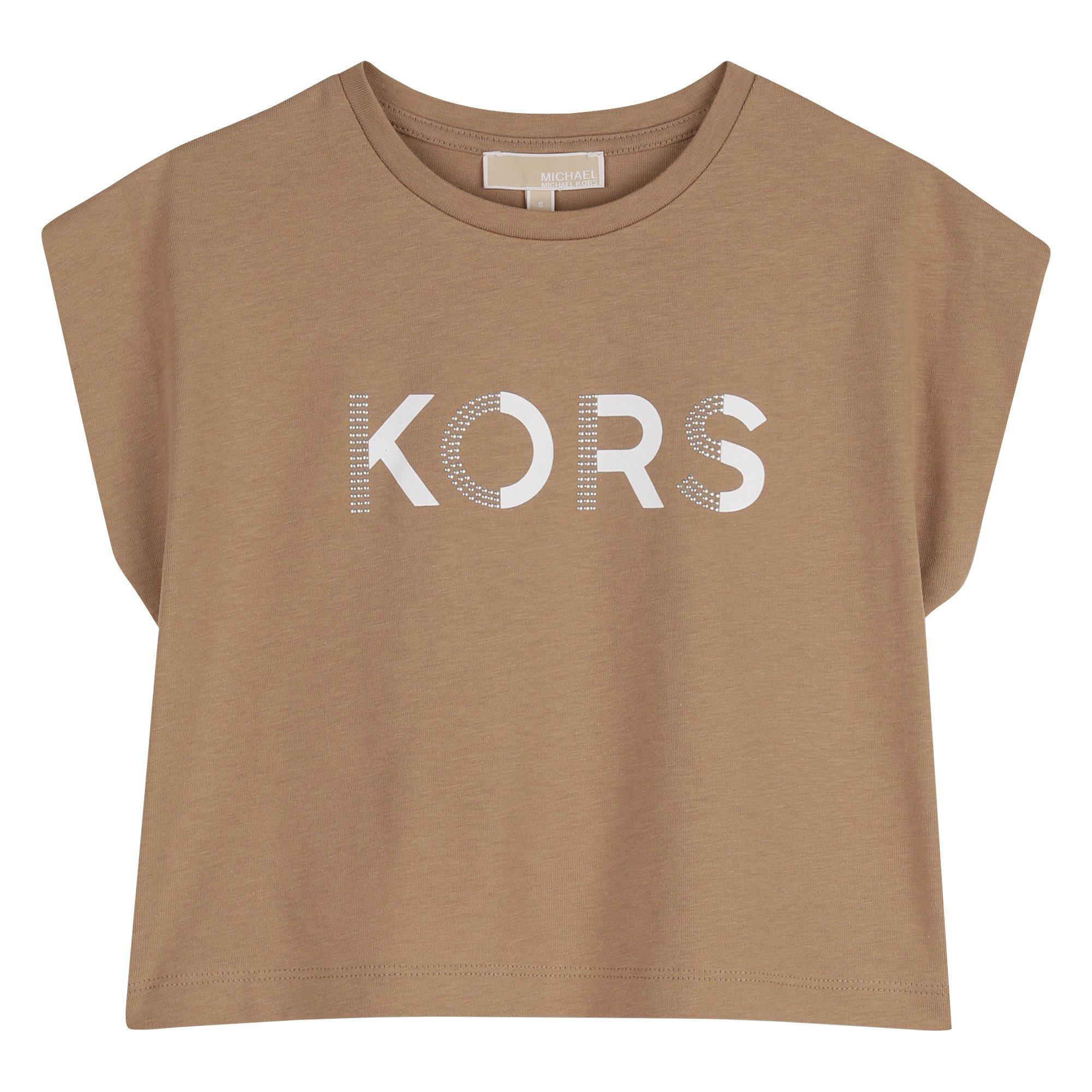 Michael Kors Girls Kids' T-Shirt - Sand - 12Y