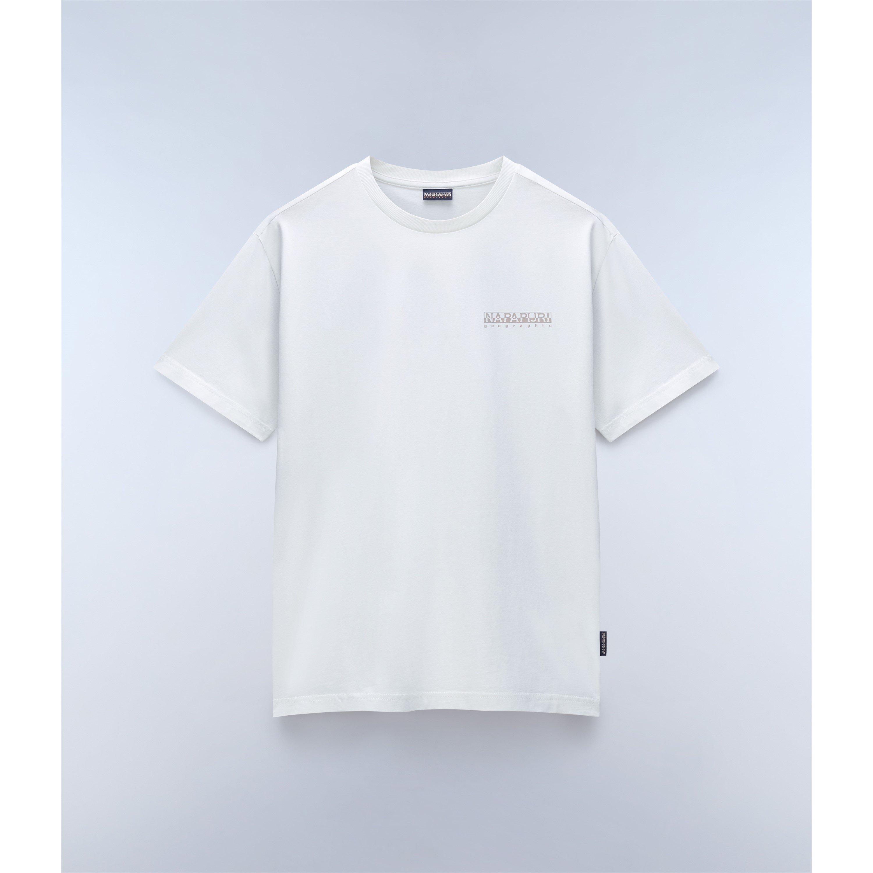 White - Napapijri - Men's Albula Regular Fit T-Shirt - 1