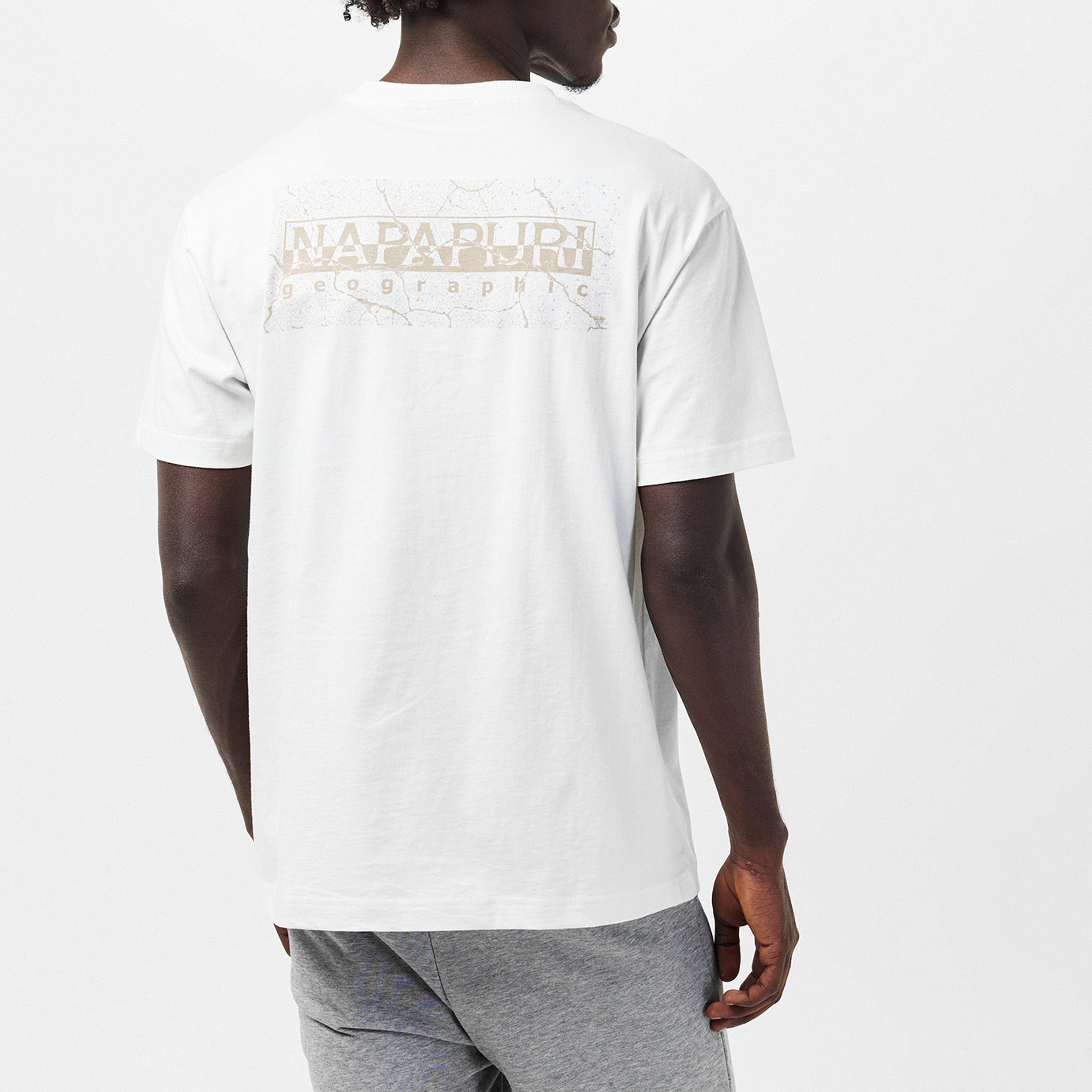 White - Napapijri - Men's Albula Regular Fit T-Shirt - 4