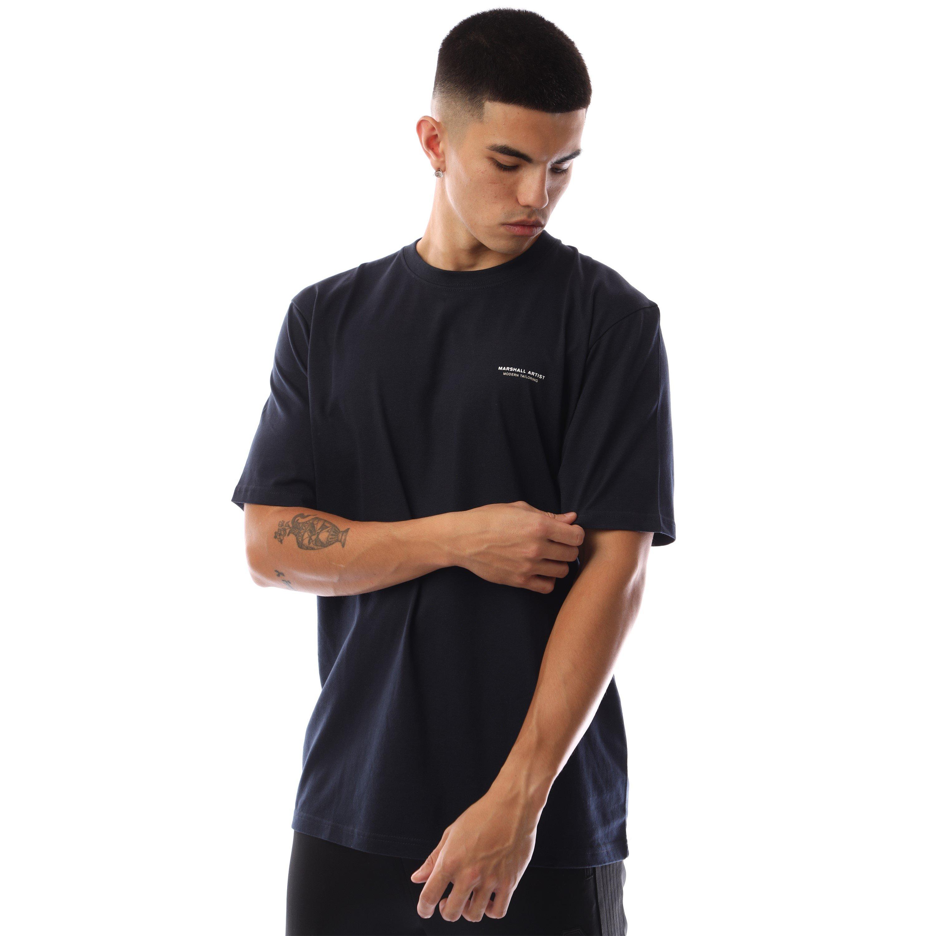Navy - Marshall Artist - Siren Box Regular Fit T-Shirt - 4