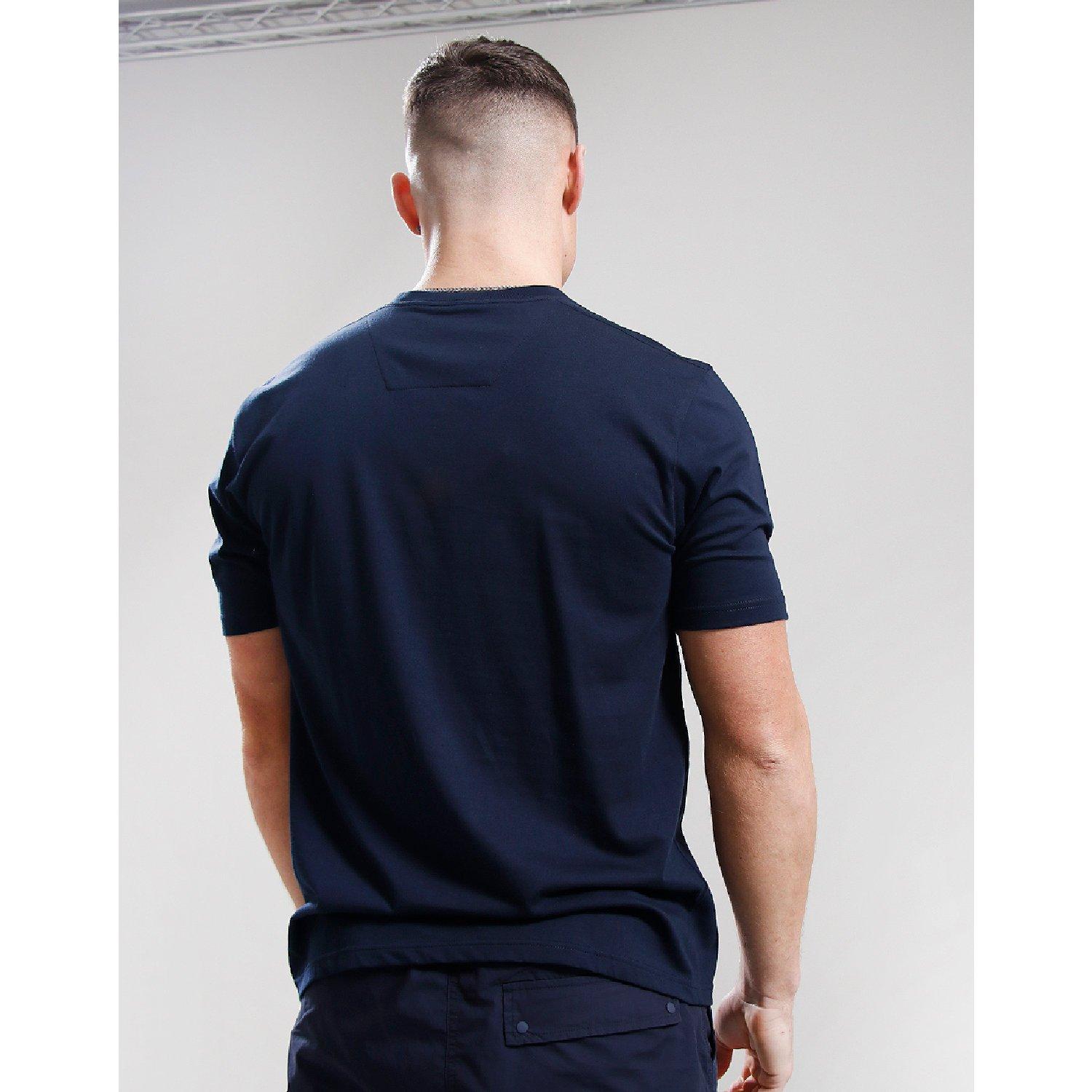 Marineblå - Marshall Artist - Spiro Regular Fit T-Shirt - 2