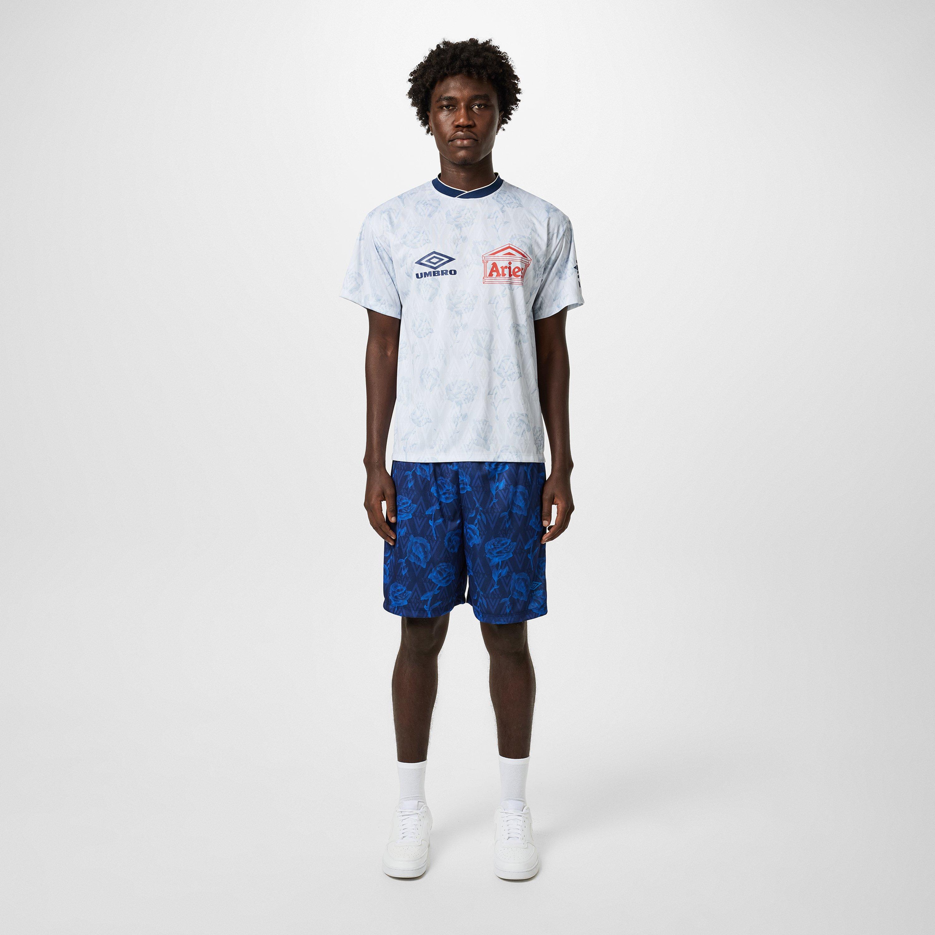 Aries X Umbro Roses Short Sleeve Football Shirt | Cruise Fashion