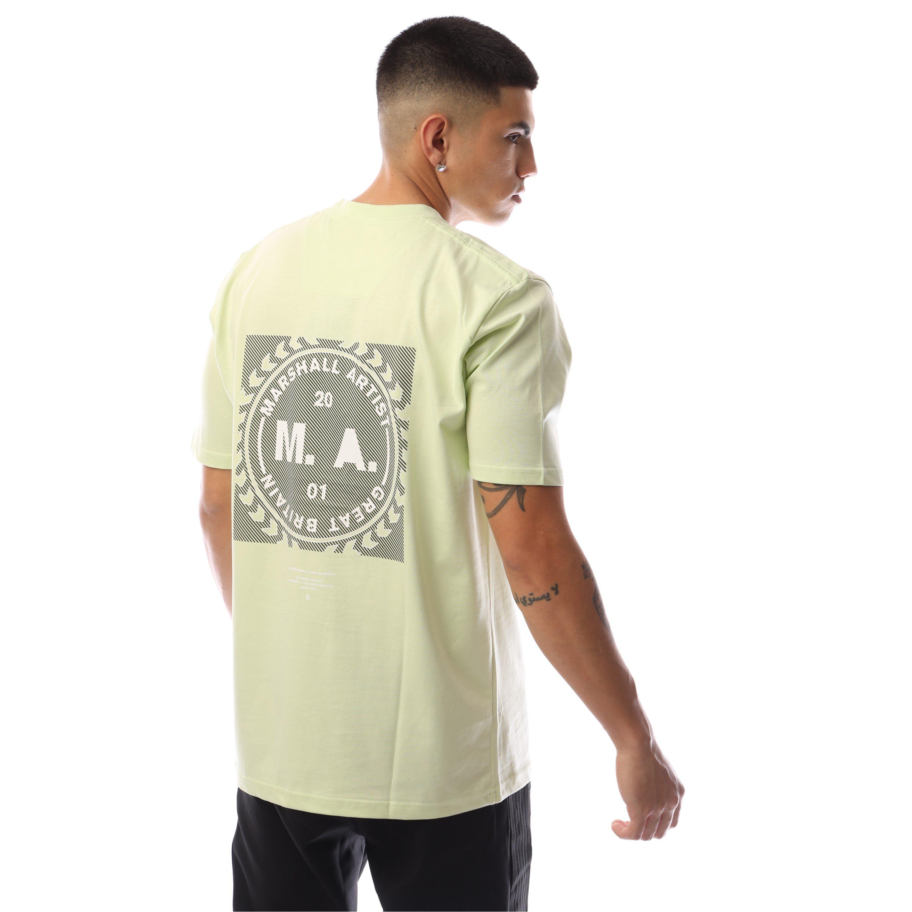 Cyber Lime - Marshall Artist - Chvrn Box Regular Fit T-Shirt - 3