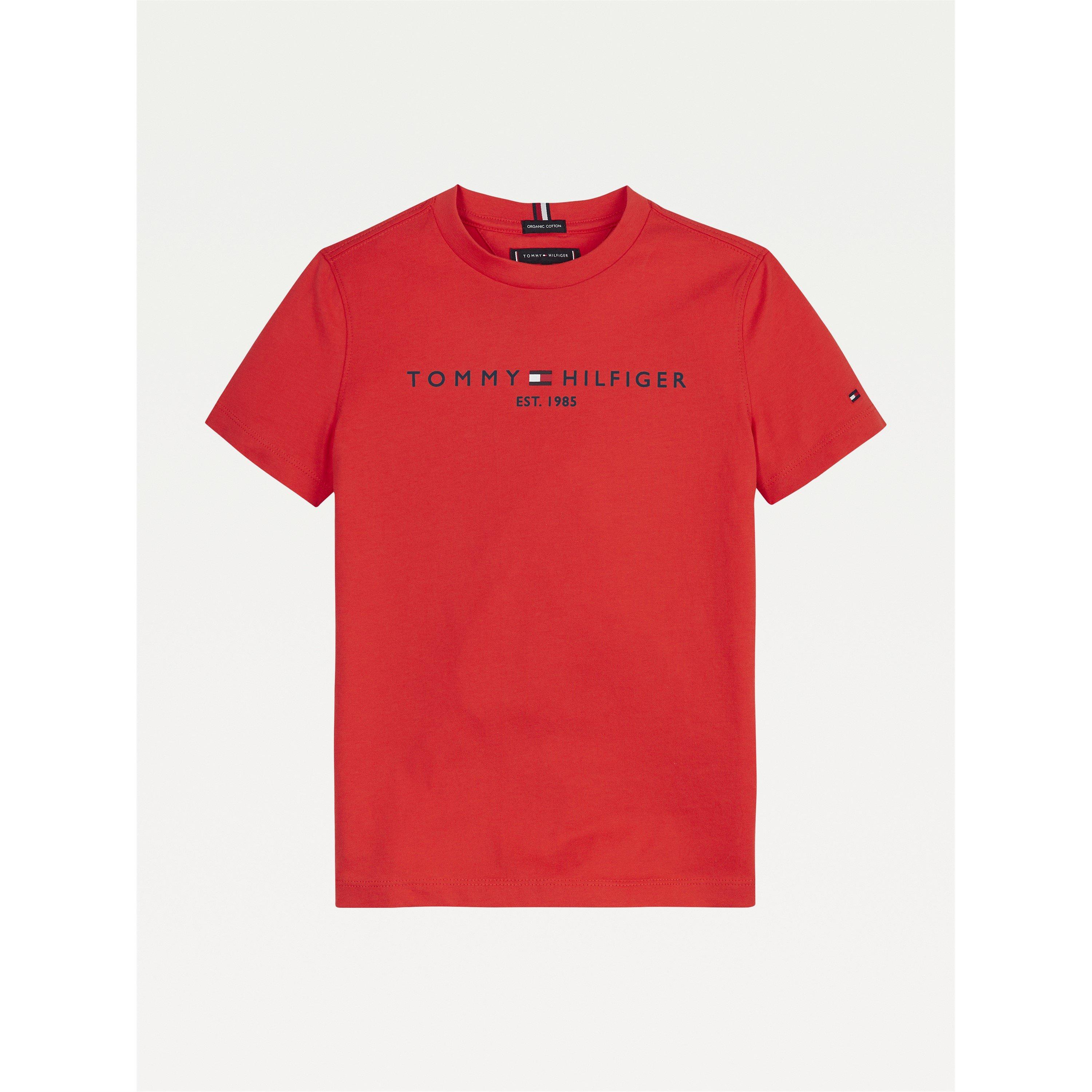 Tommy Hilfiger  Kids Essential T Shirt Juniors - Crimson Xnl - 8 Yrs