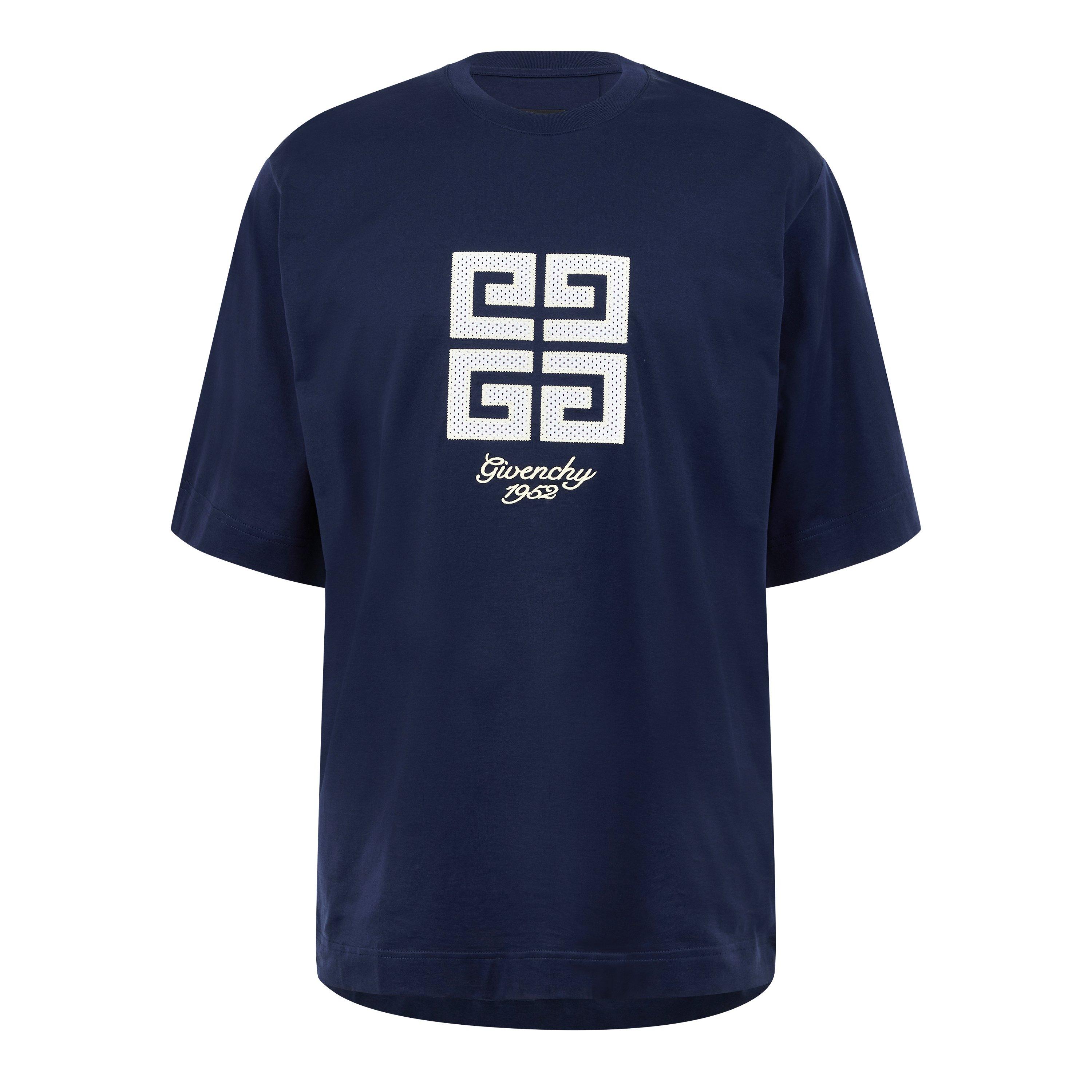 Medium Blue - GIVENCHY - 4g Logo Applique T-Shirt - 5