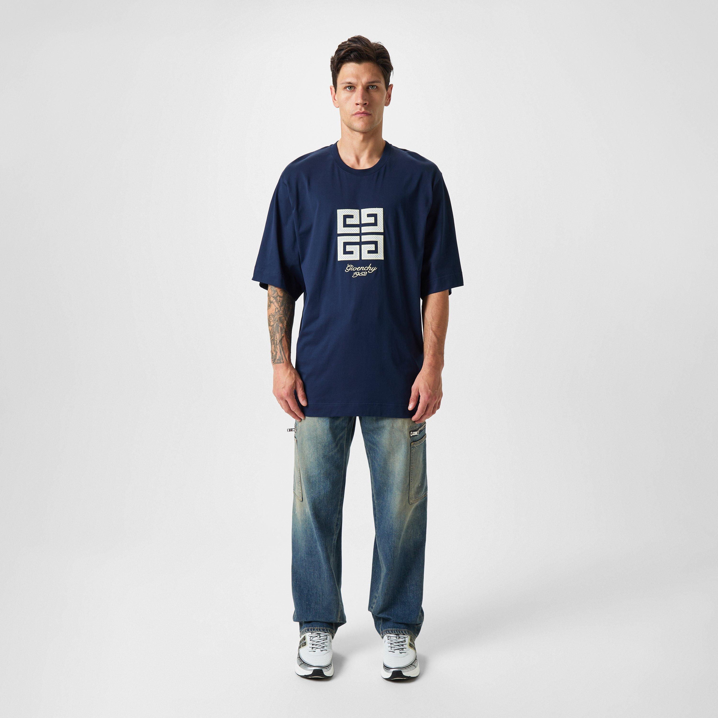 Medium Blue - GIVENCHY - 4g Logo Applique T-Shirt - 4