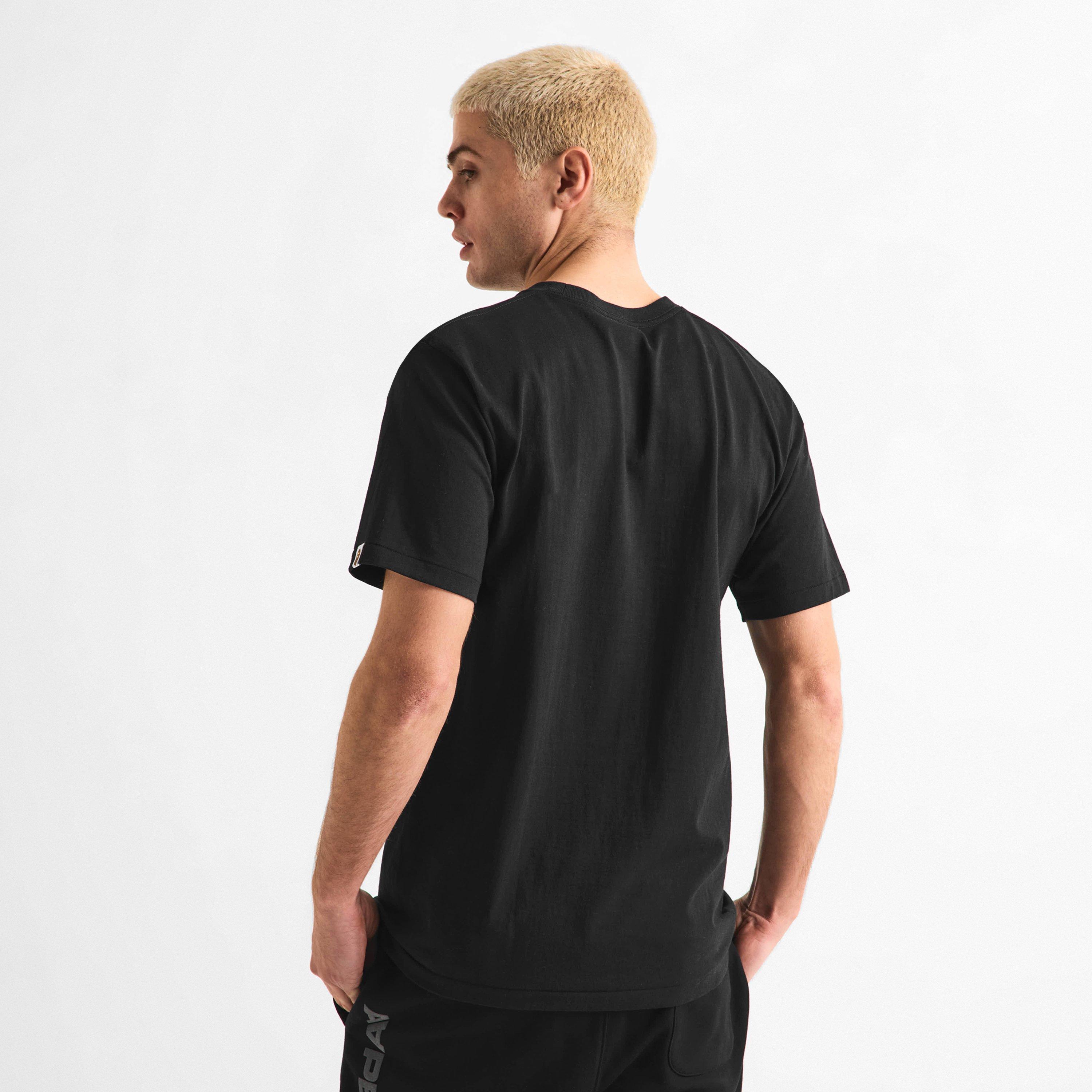 Black/Geen Cam - A Bathing Ape - Men's T-Shirt - 4
