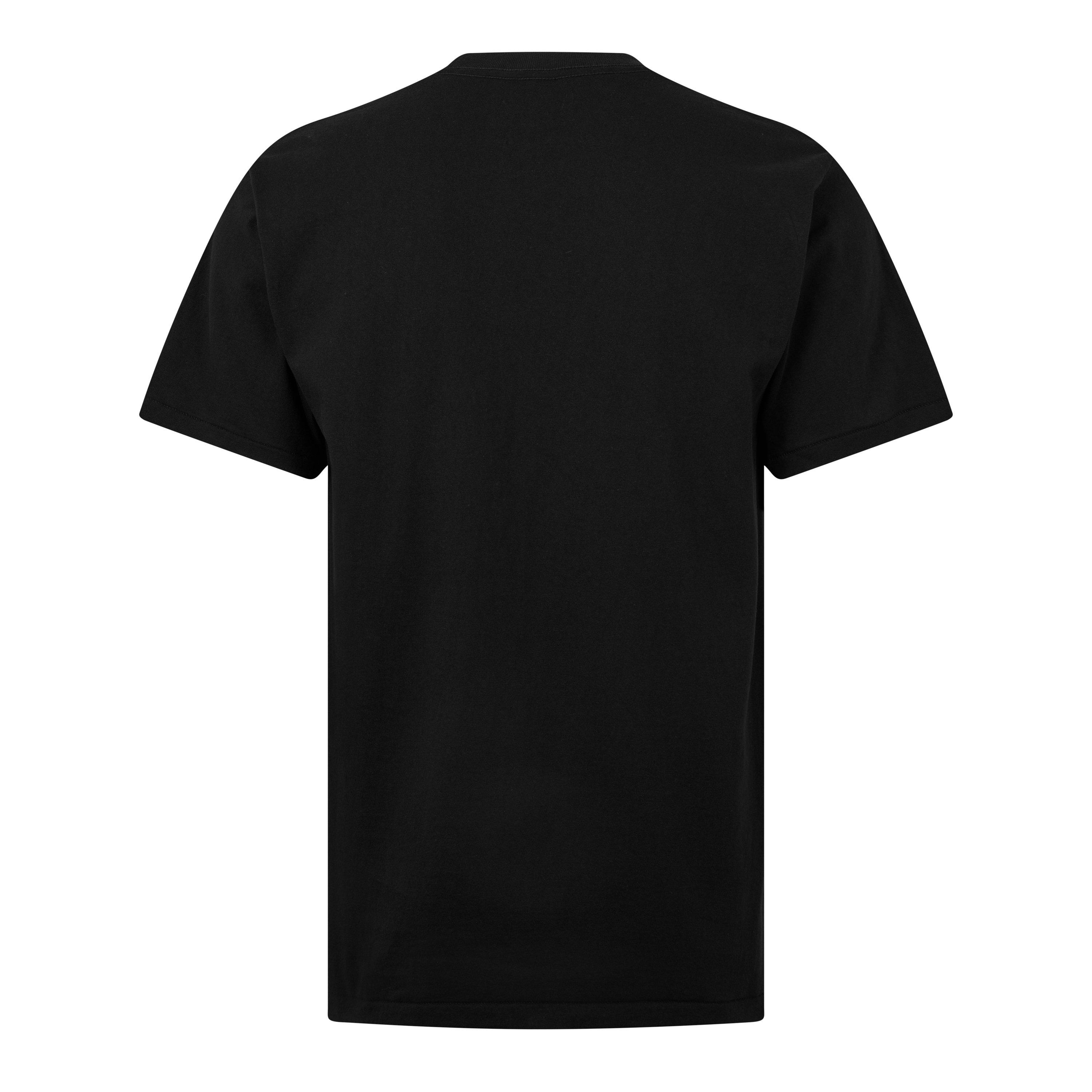 Black/Blue Cam - A Bathing Ape - Men's ABC College Graphic Cotton Crew-Neck Short-Sleeve T-Shirt - 2