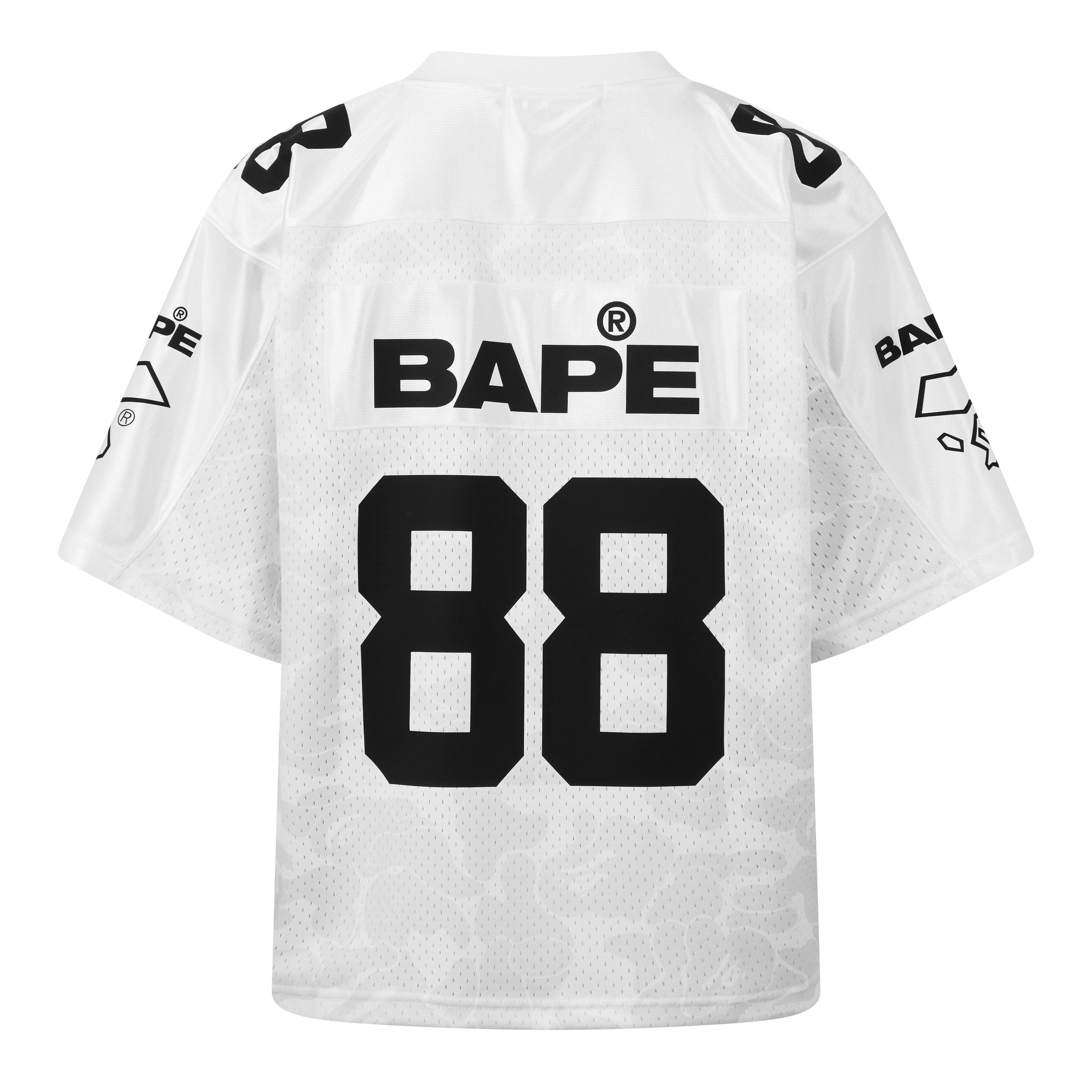 White - A Bathing Ape - Men's Camo Mesh Short-Sleeve Oversized-Fit T-Shirt - 2
