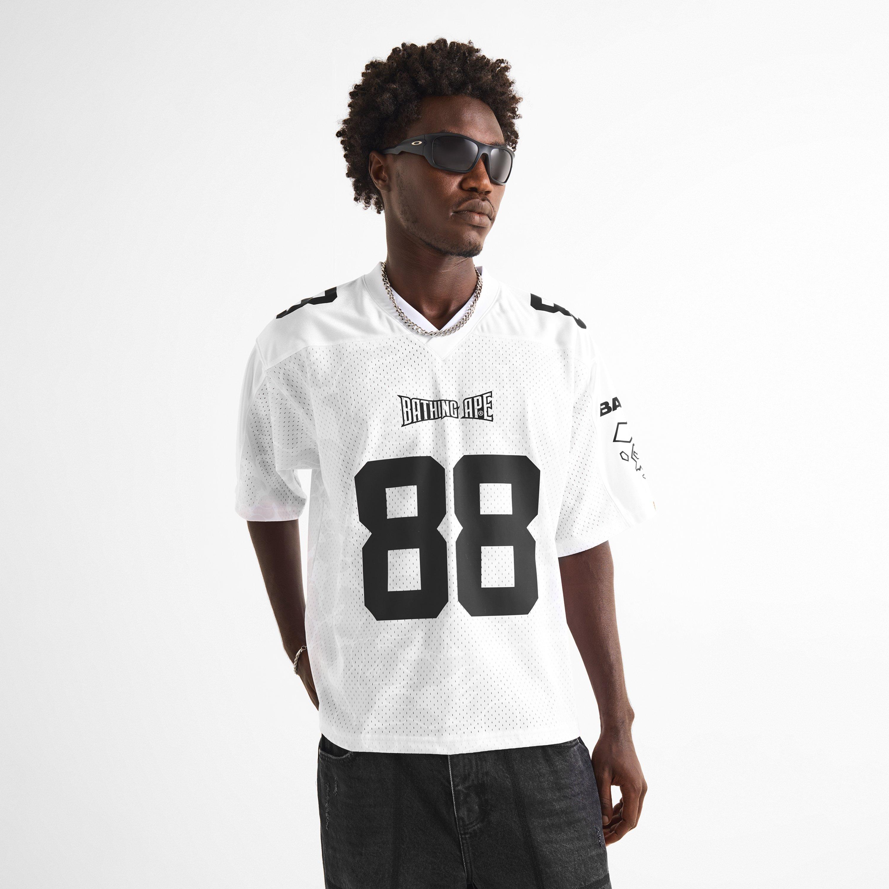 White - A Bathing Ape - Men's Camo Mesh Short-Sleeve Oversized-Fit T-Shirt - 3