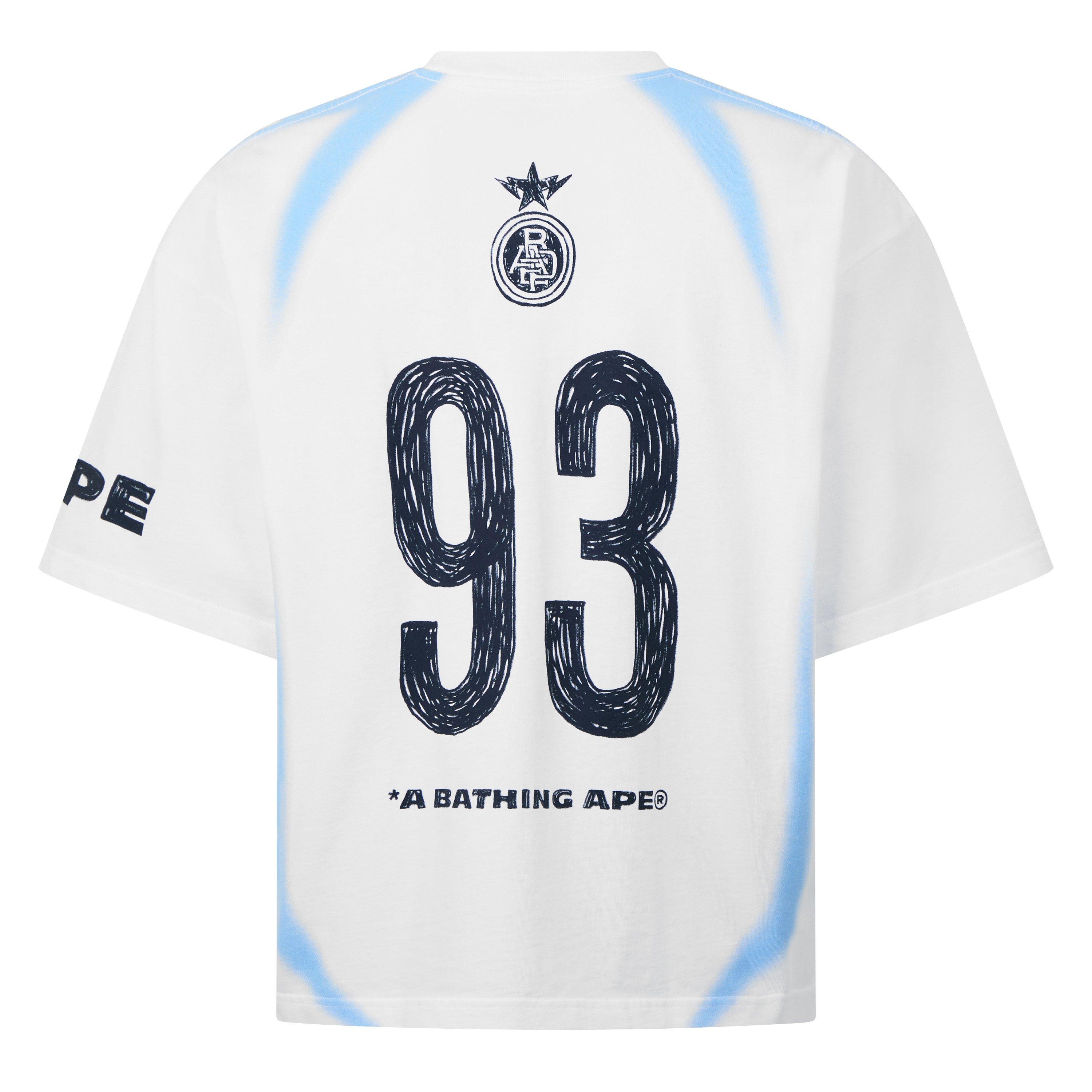 White - A Bathing Ape - Bape Football Jersey Sn62 - 2