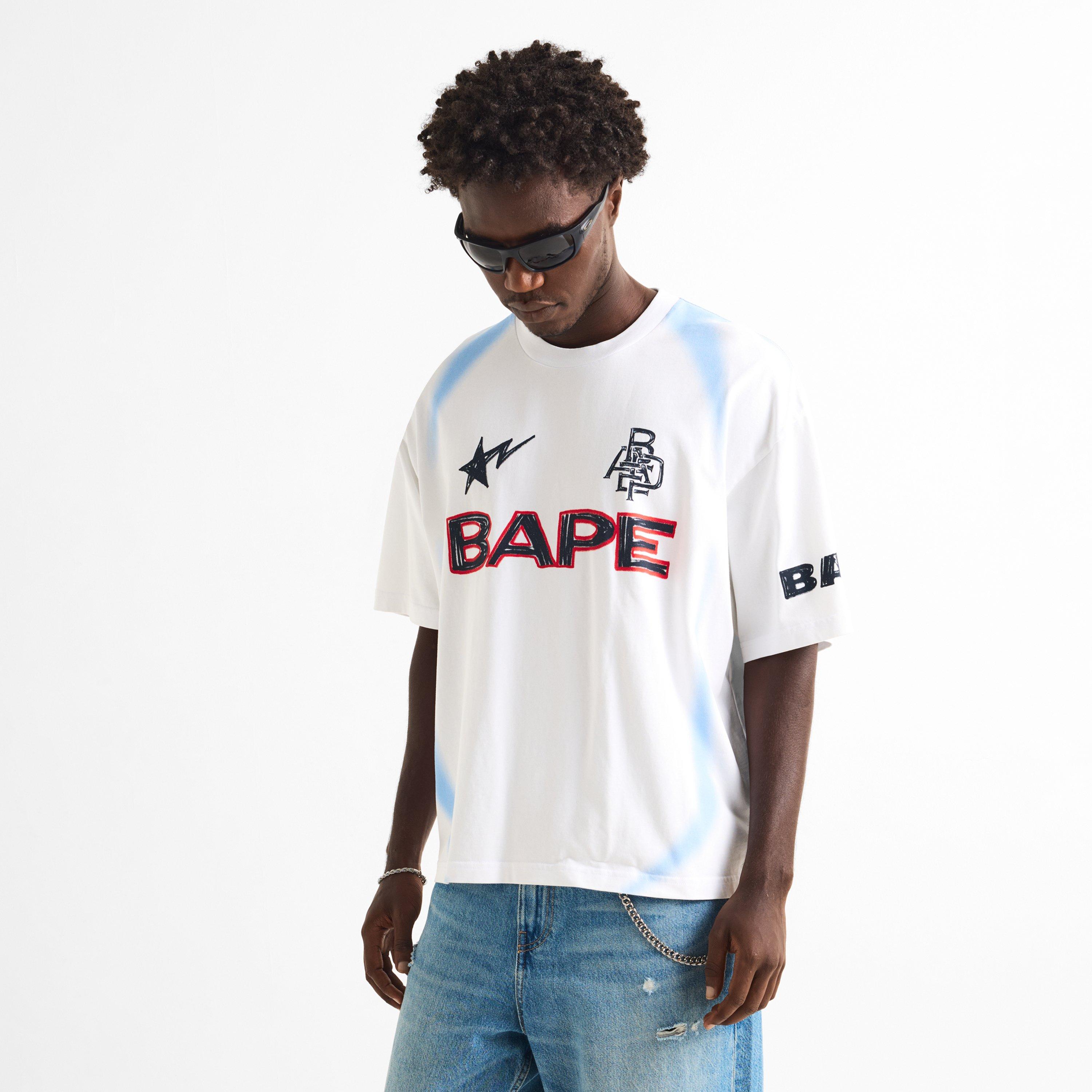 White - A Bathing Ape - Bape Football Jersey Sn62 - 3