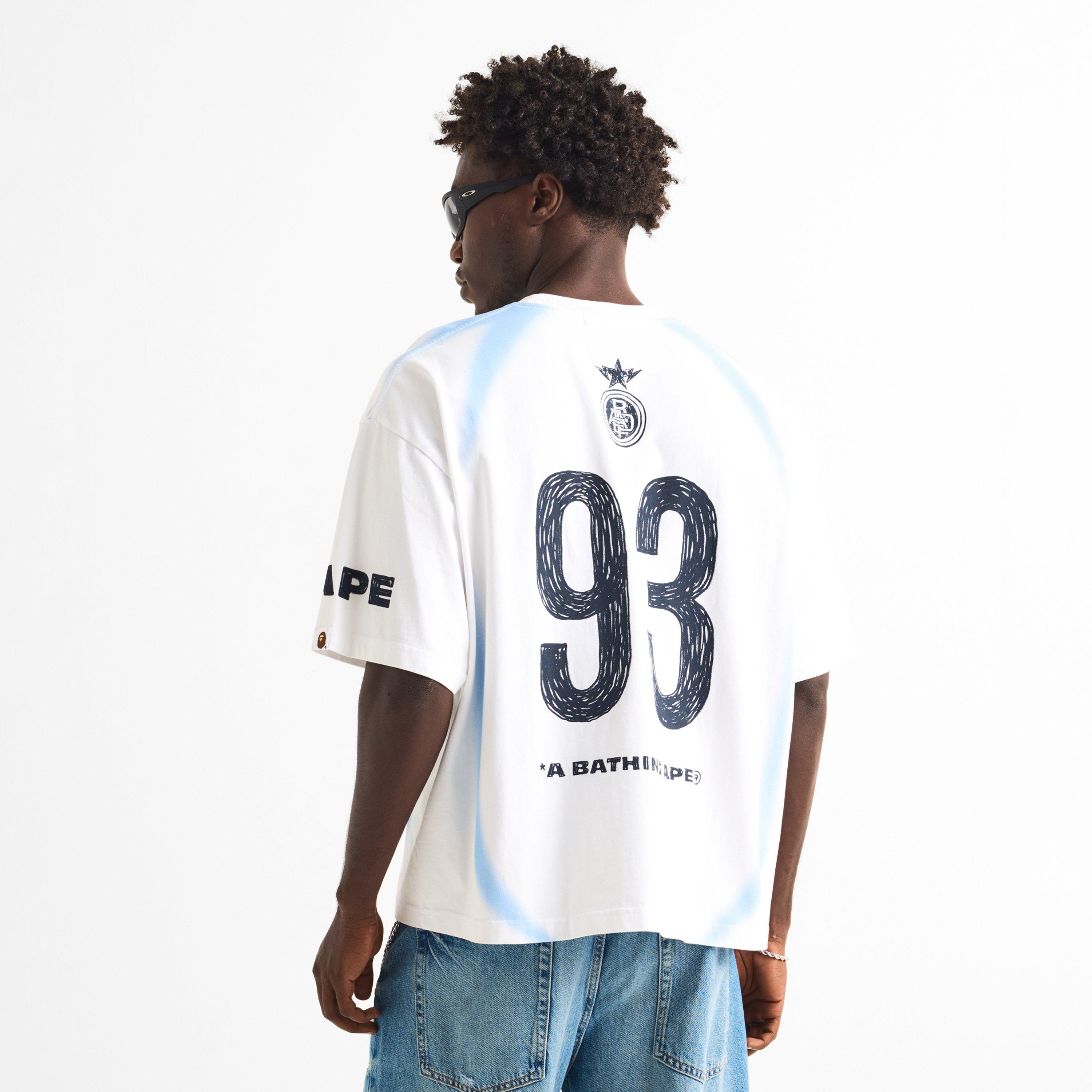 White - A Bathing Ape - Bape Football Jersey Sn62 - 4