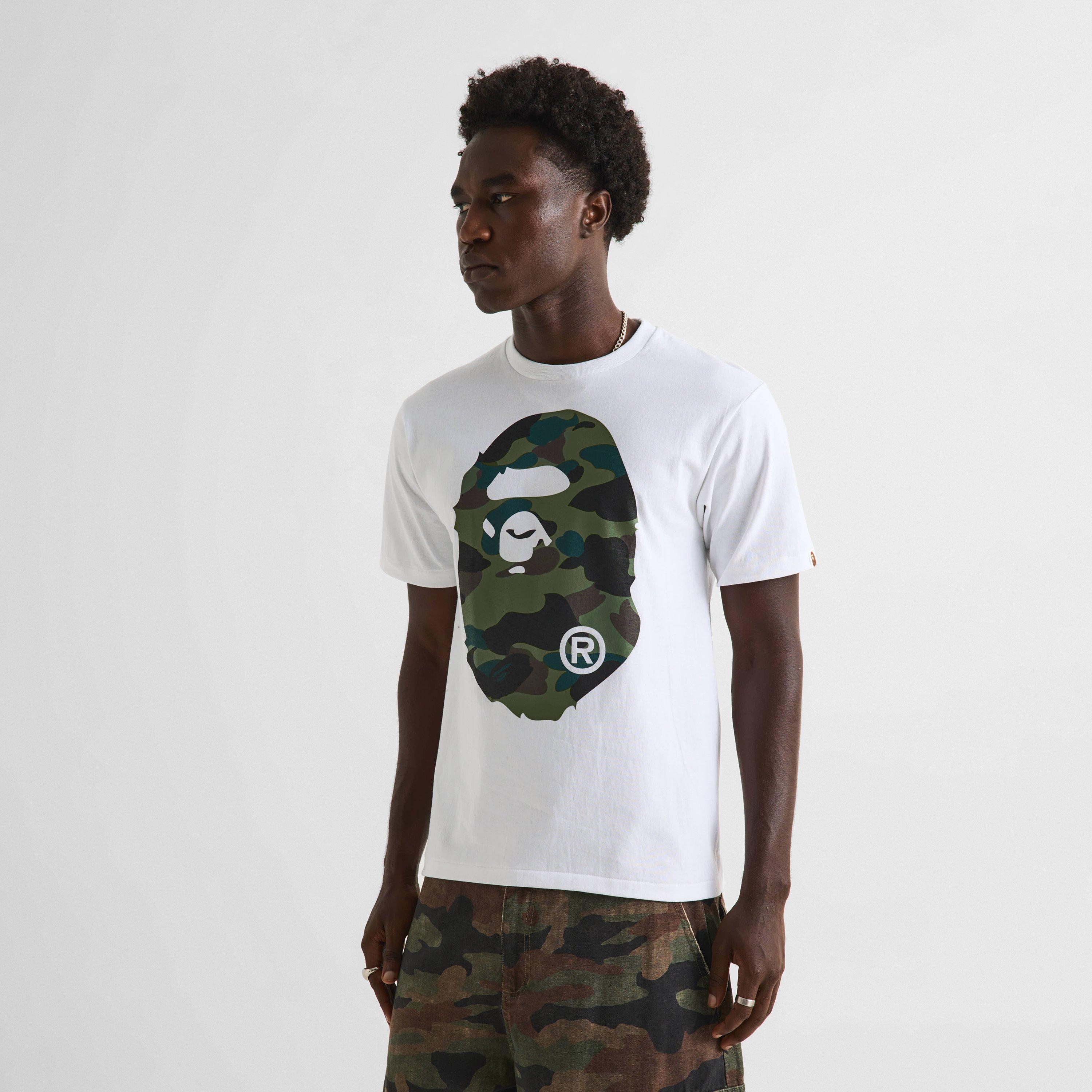 White/Green Cam - A Bathing Ape - Men's T-Shirt - 3