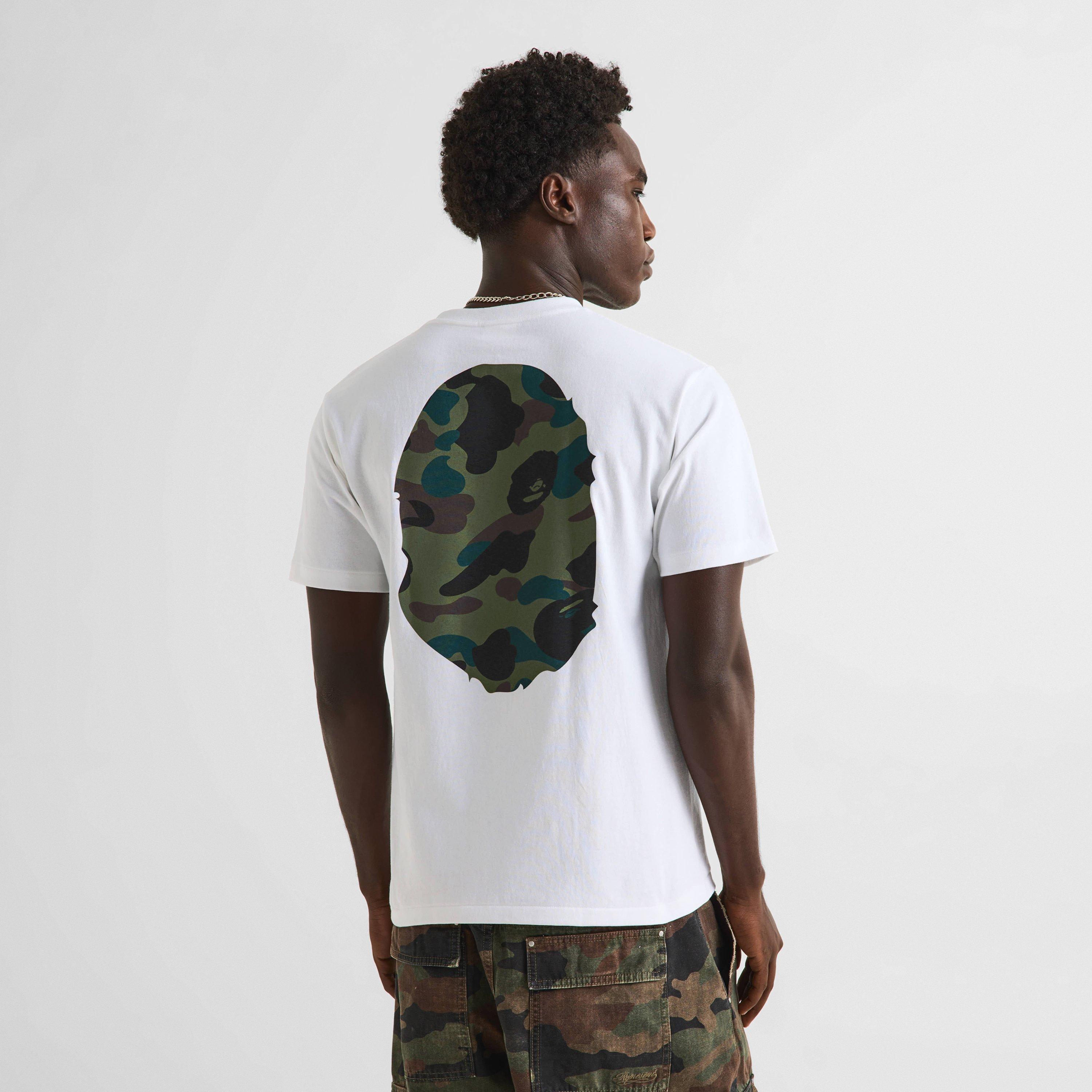 White/Green Cam - A Bathing Ape - Men's T-Shirt - 4