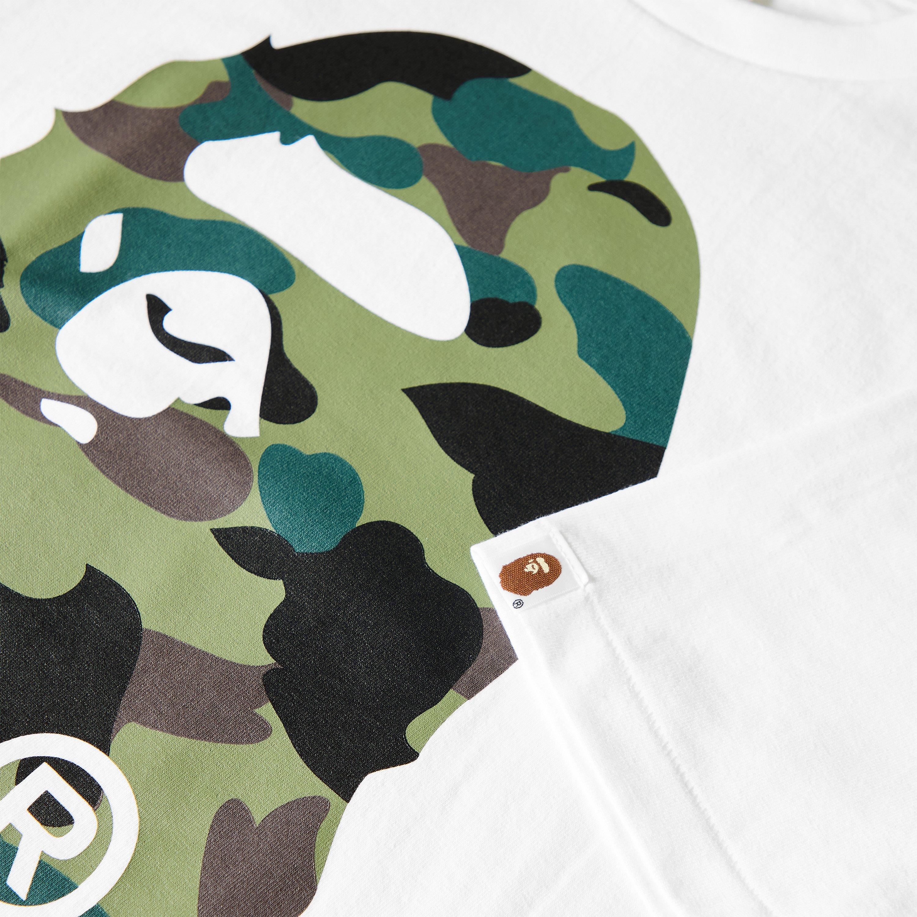 White/Green Cam - A Bathing Ape - Men's T-Shirt - 3