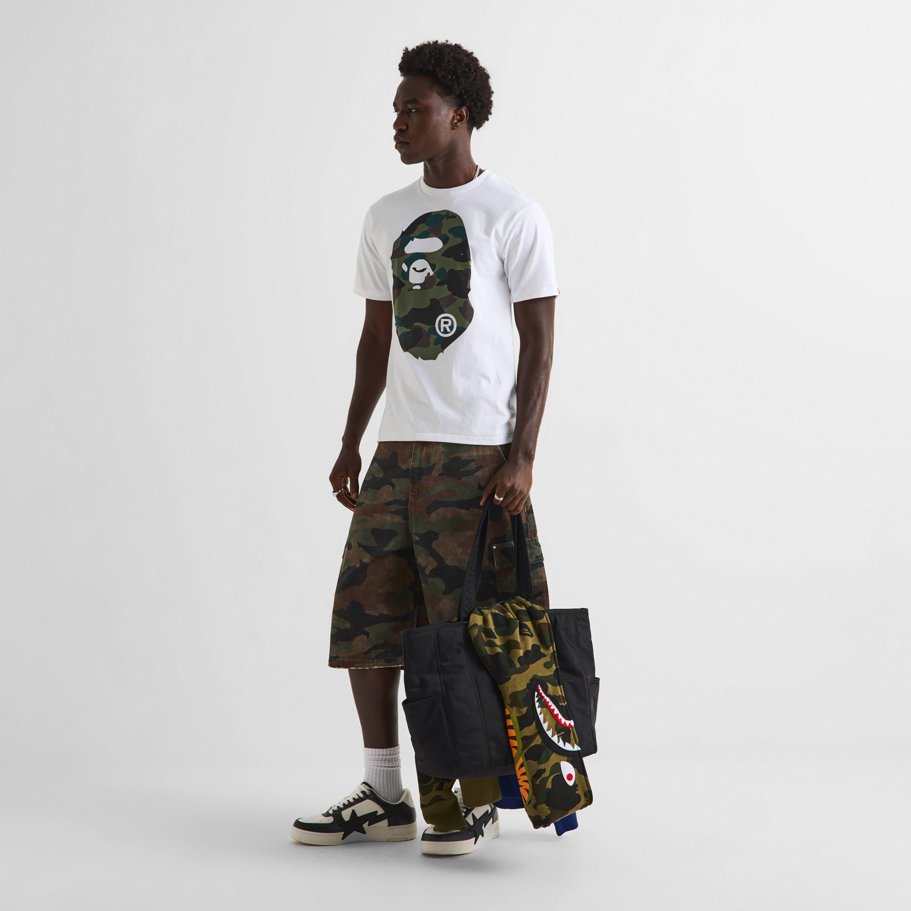 White/Green Cam - A Bathing Ape - Men's T-Shirt - 6