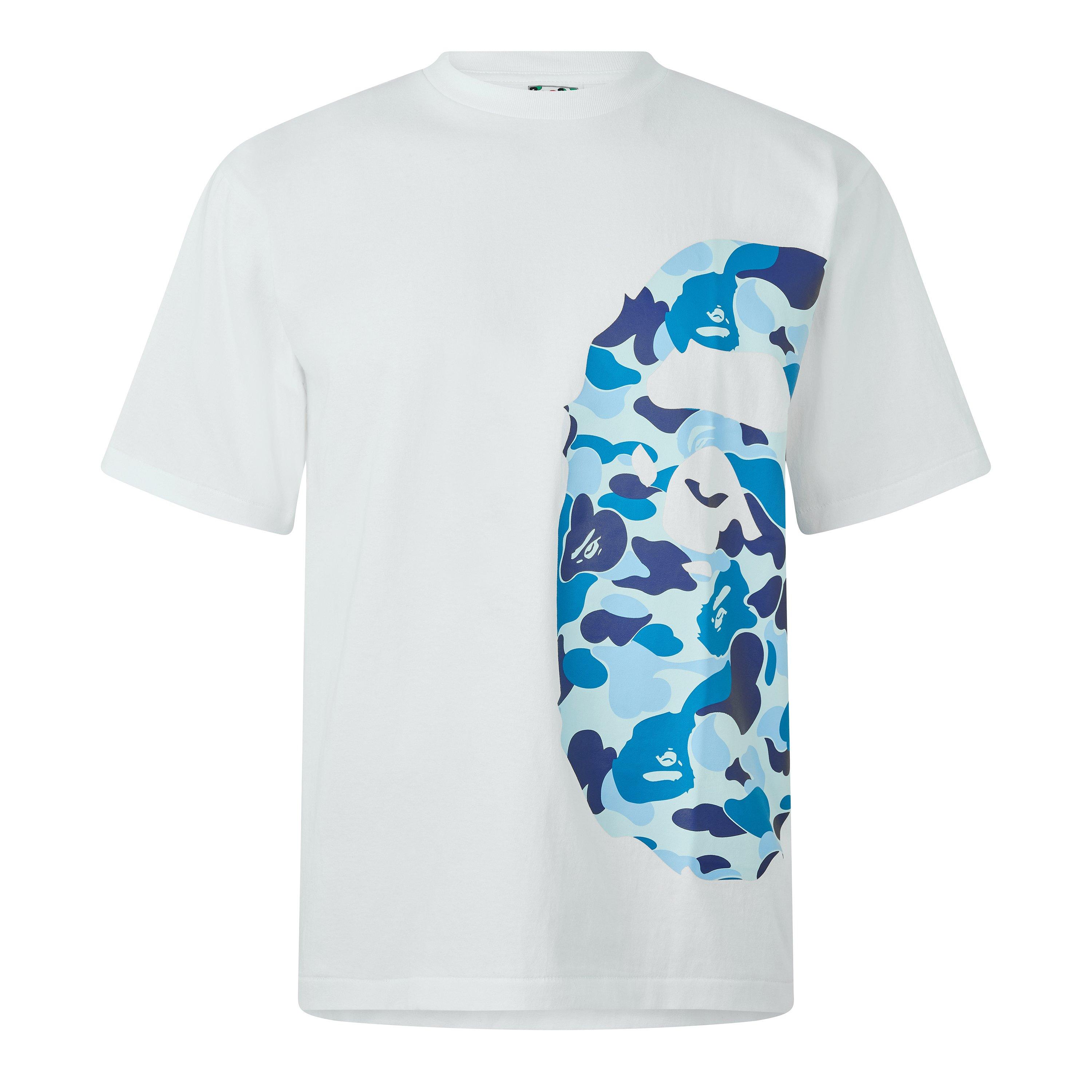 White/Blue Cam - A Bathing Ape - Men's T-Shirt - 1