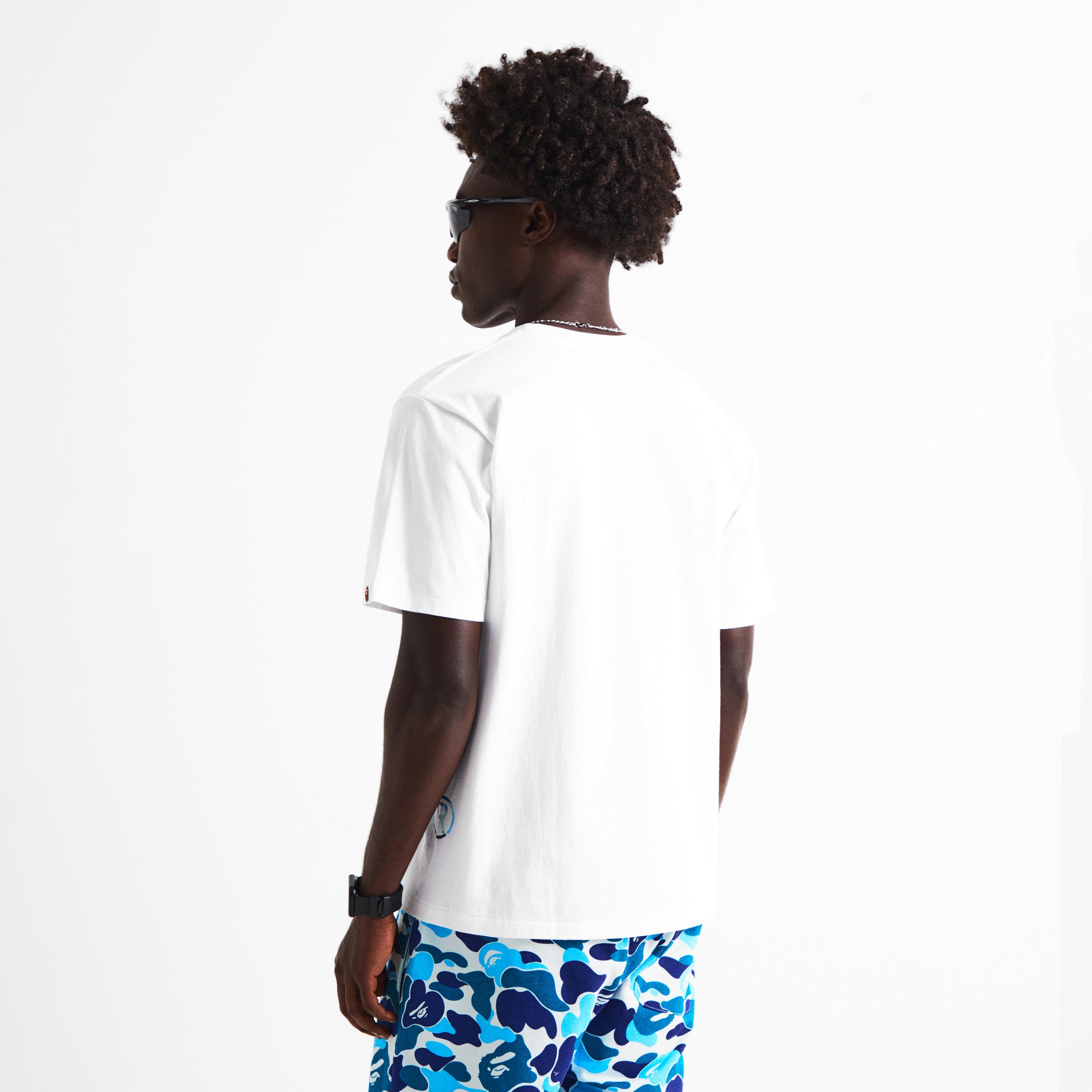 White/Blue Cam - A Bathing Ape - Men's T-Shirt - 4