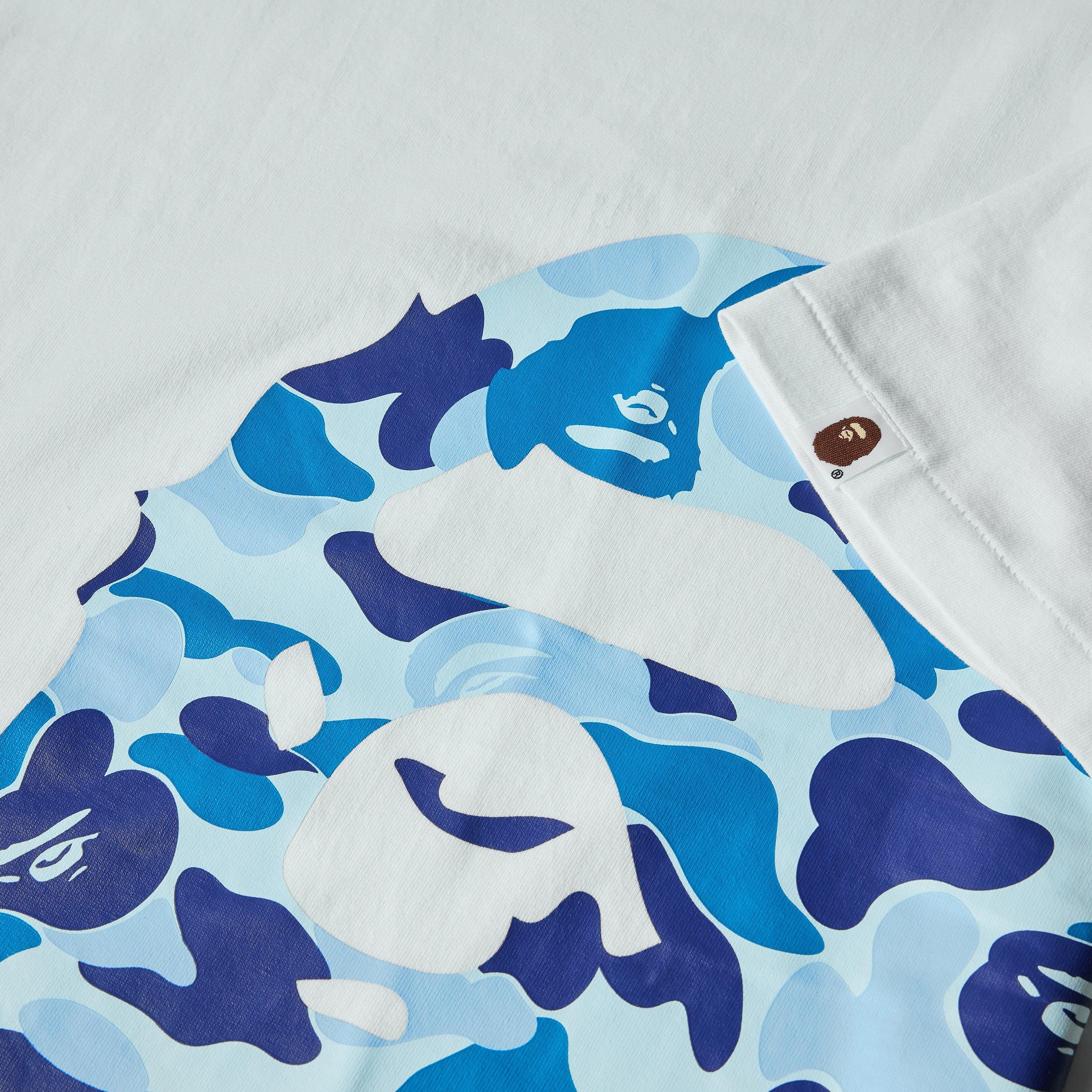 White/Blue Cam - A Bathing Ape - Men's T-Shirt - 3