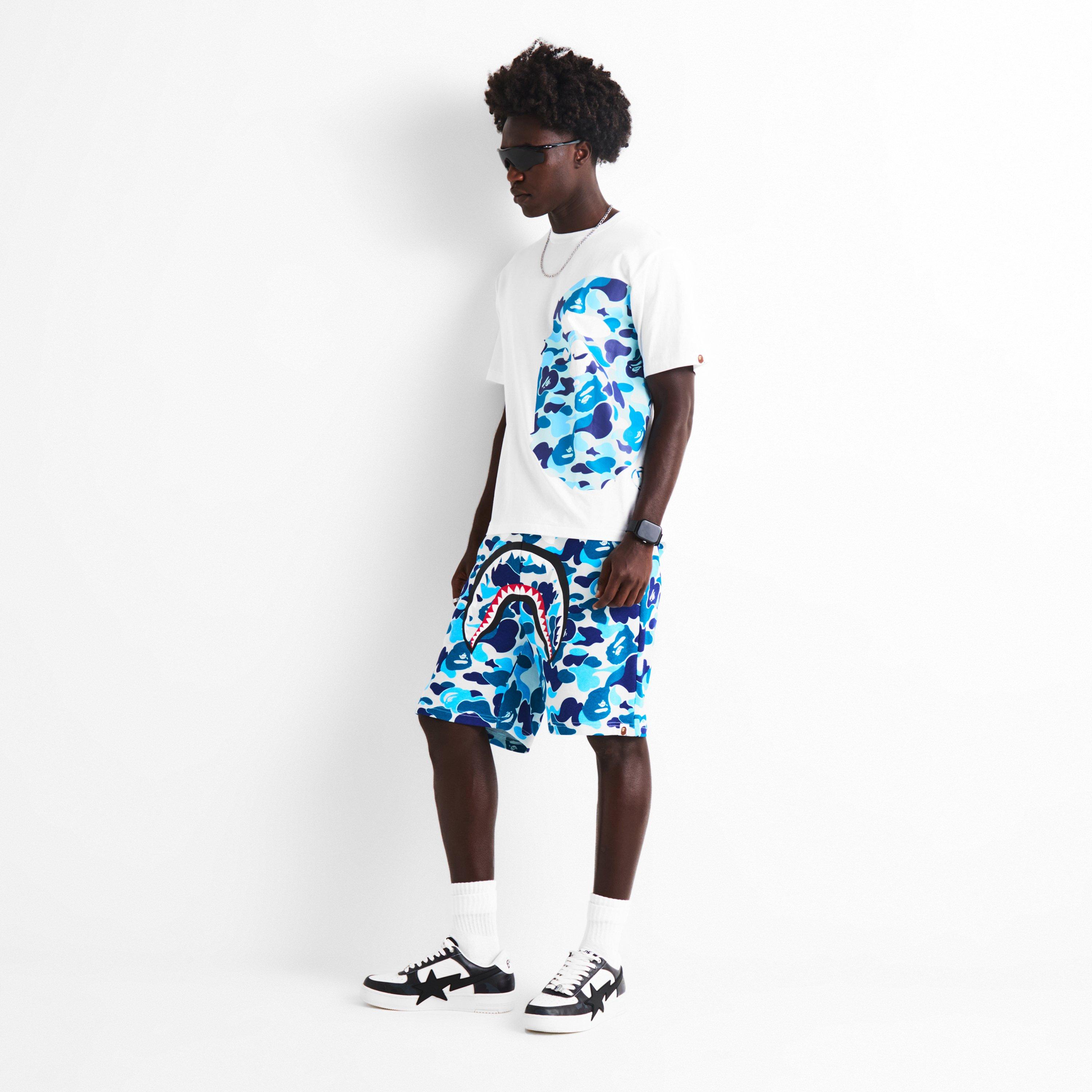White/Blue Cam - A Bathing Ape - Men's T-Shirt - 6