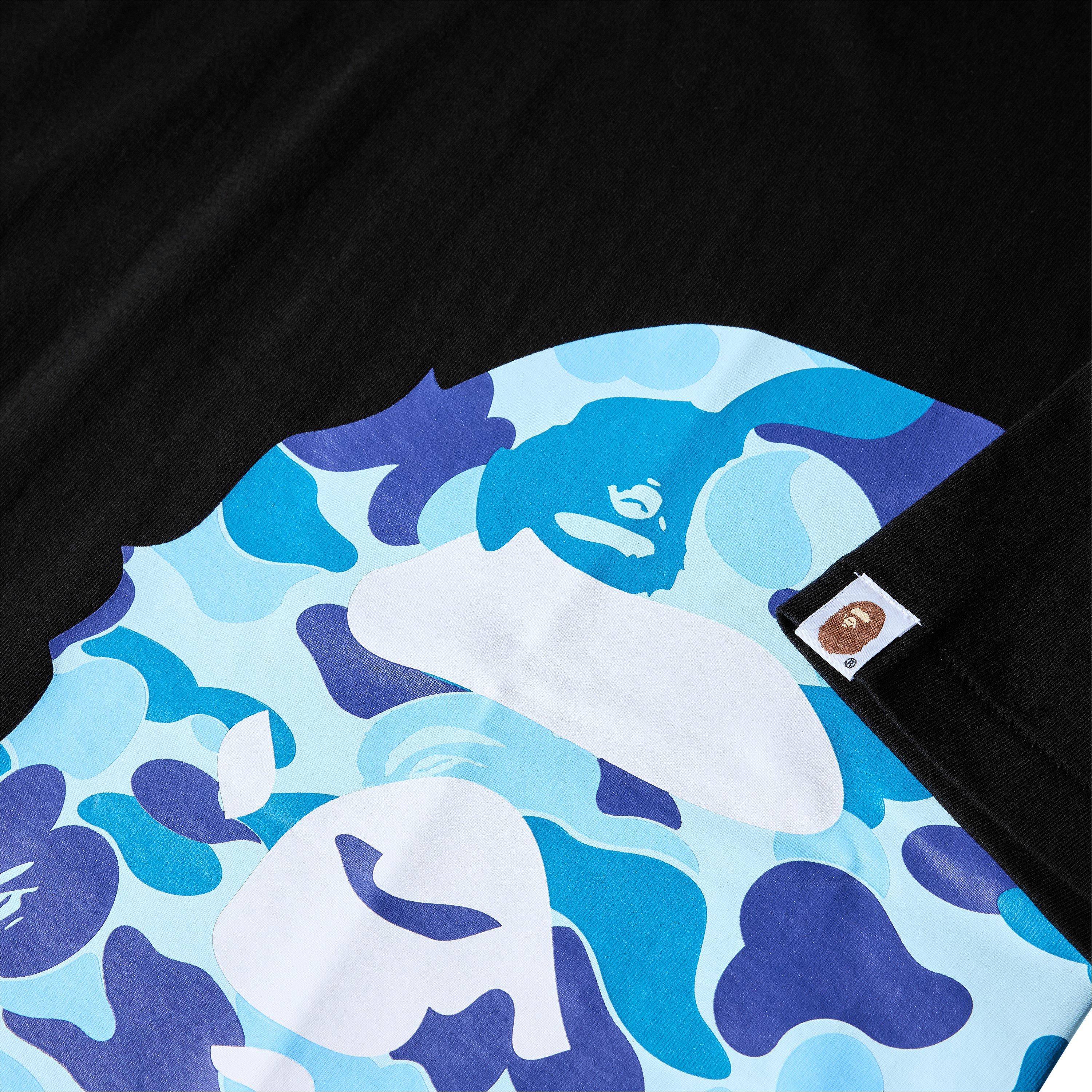 Black/Blue Cam - A Bathing Ape - Men's T-Shirt - 5