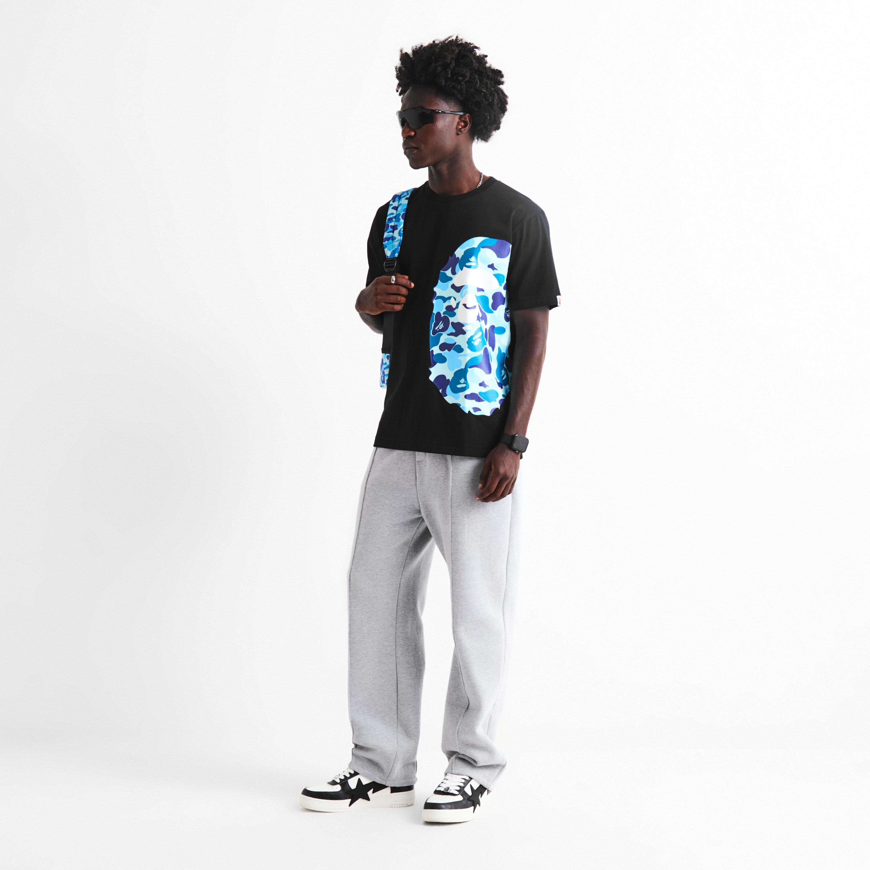 Black/Blue Cam - A Bathing Ape - Men's T-Shirt - 6